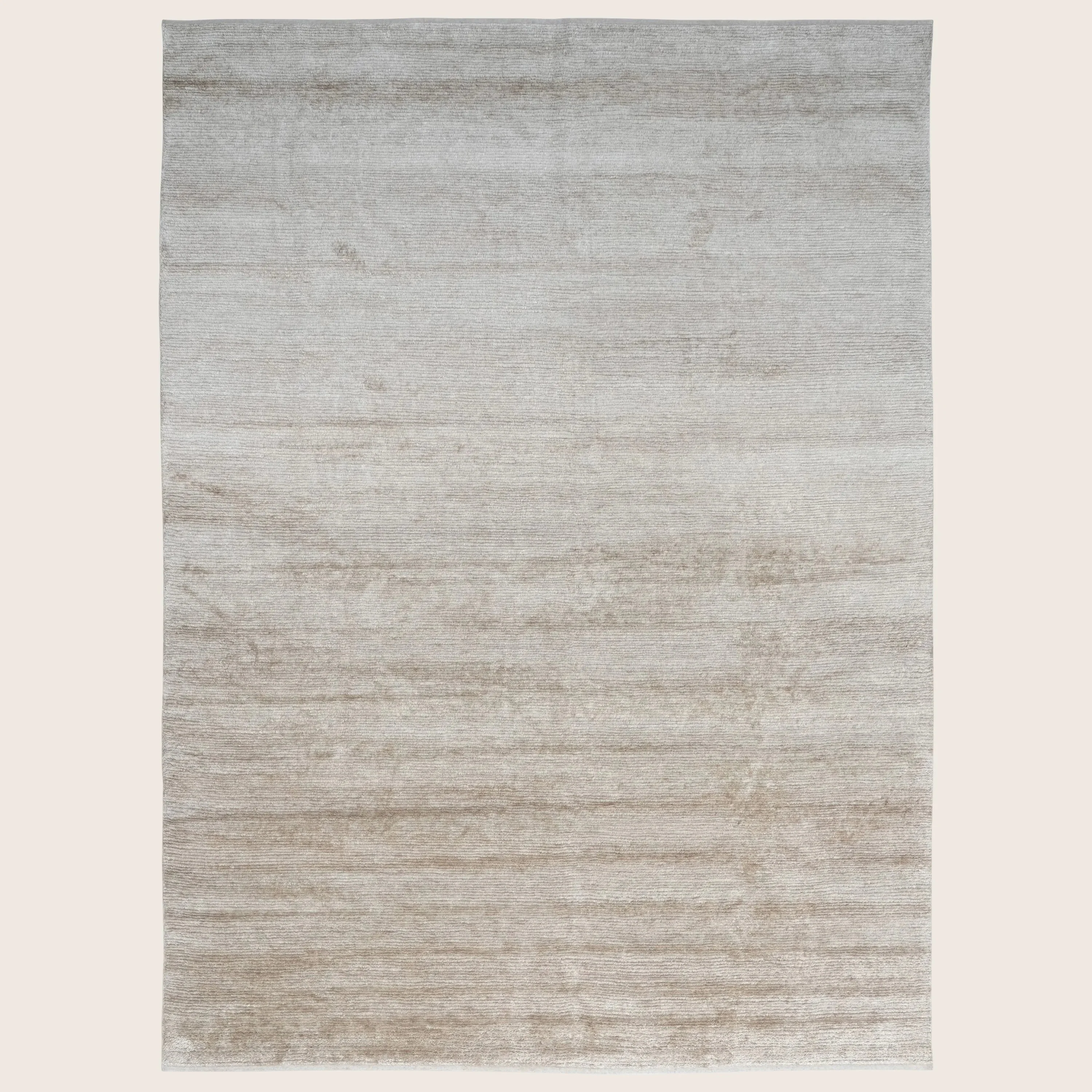 Solid Wool Silk Blend Rug - 10' x 14' - Image 27