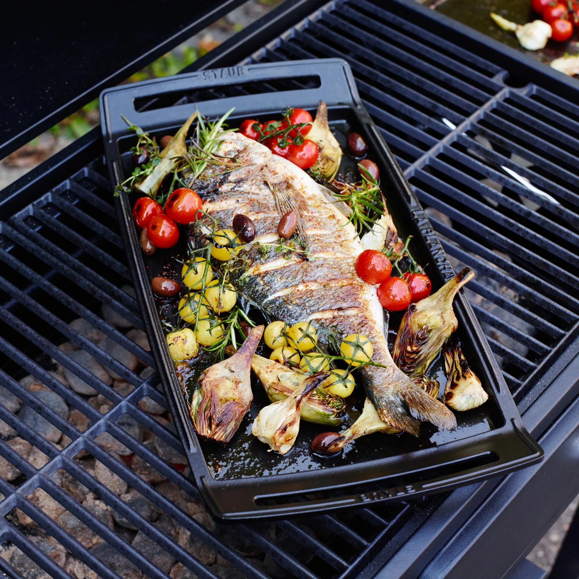 Cast Iron Double Burner Griddle - Image 3