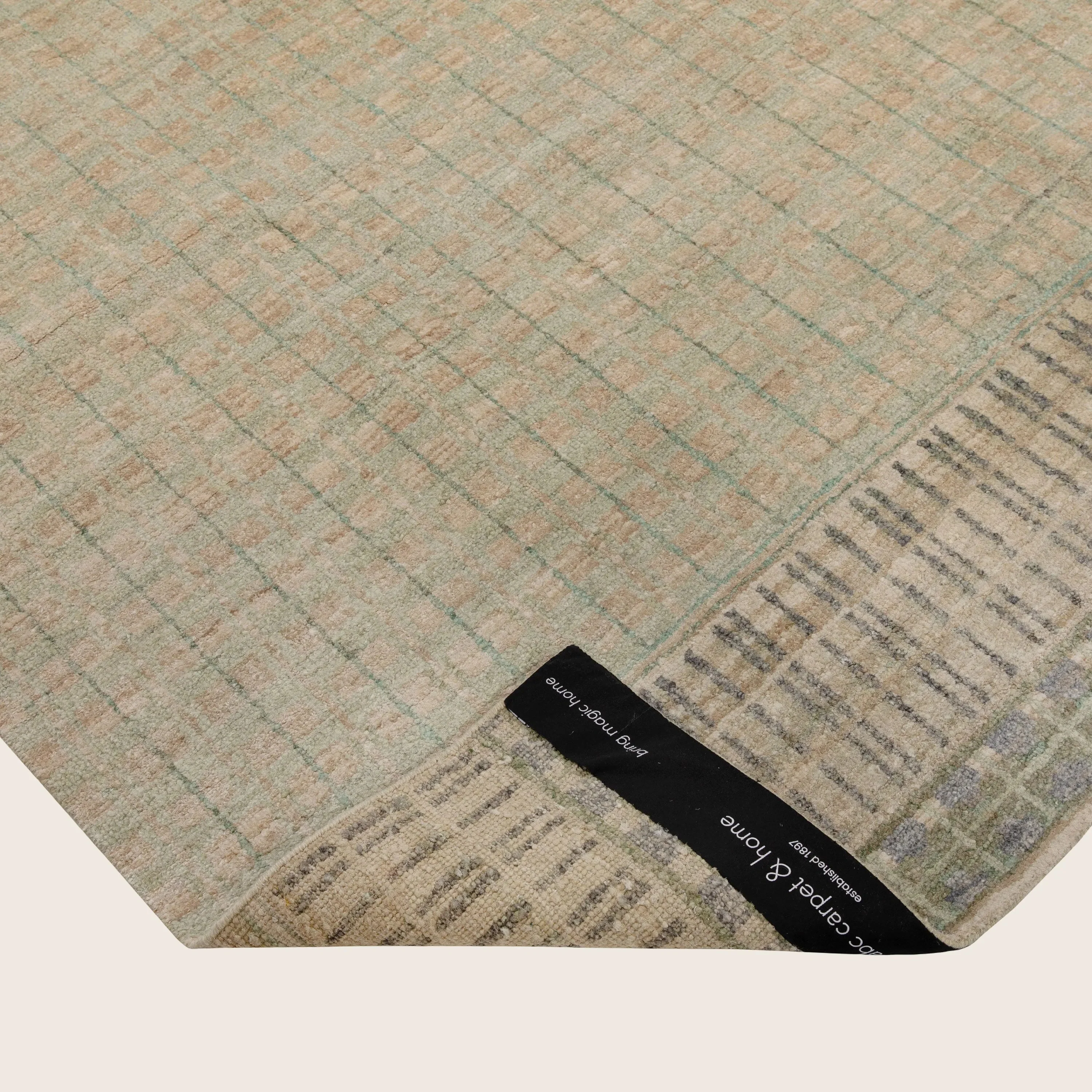 Sage Contemporary Silk Rug - 8' x 10' - Image 4