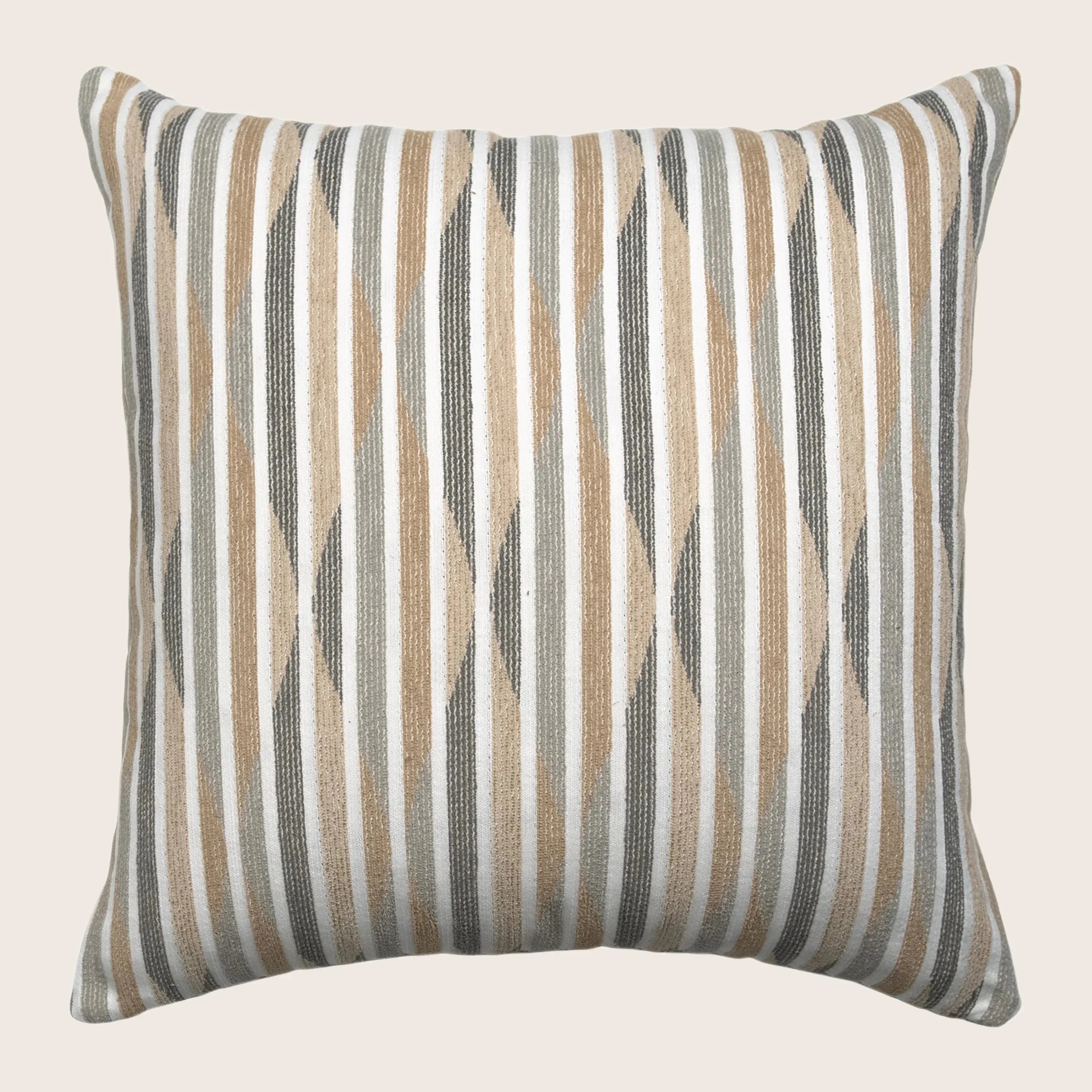 Stripe Ogee Performance Pillow Shell