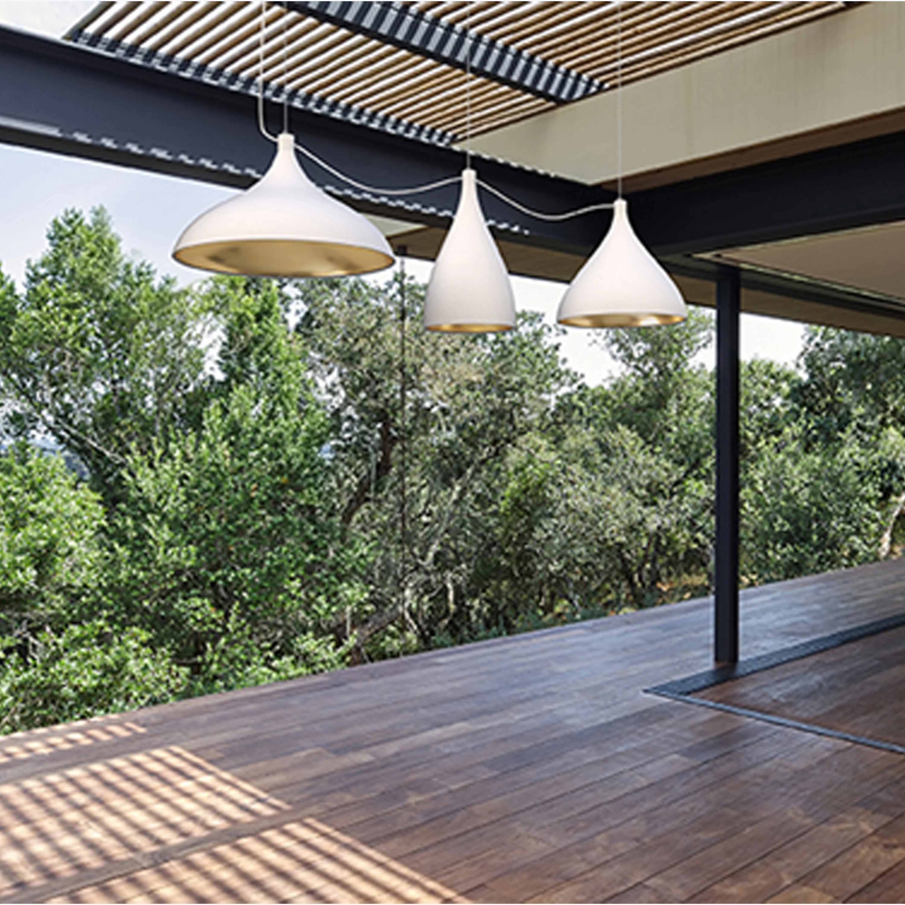 Swell LED 3-Strung Pendants - Image 11