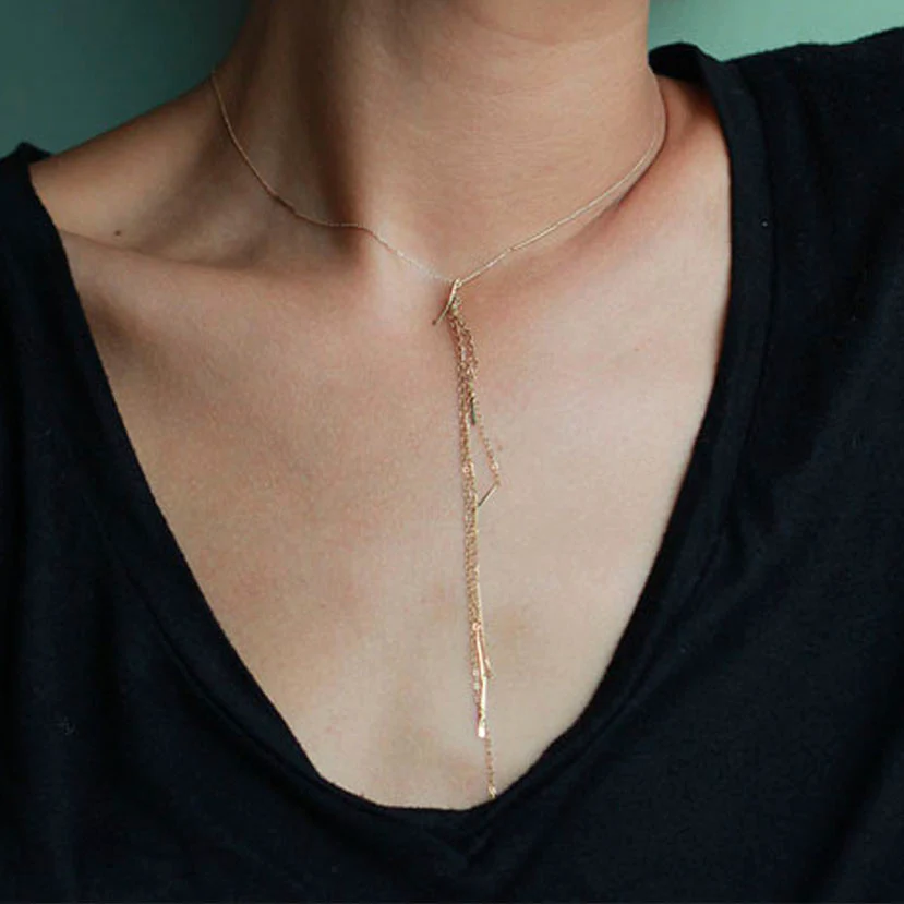 Sycamore Necklace with Long Tassel - Image 2