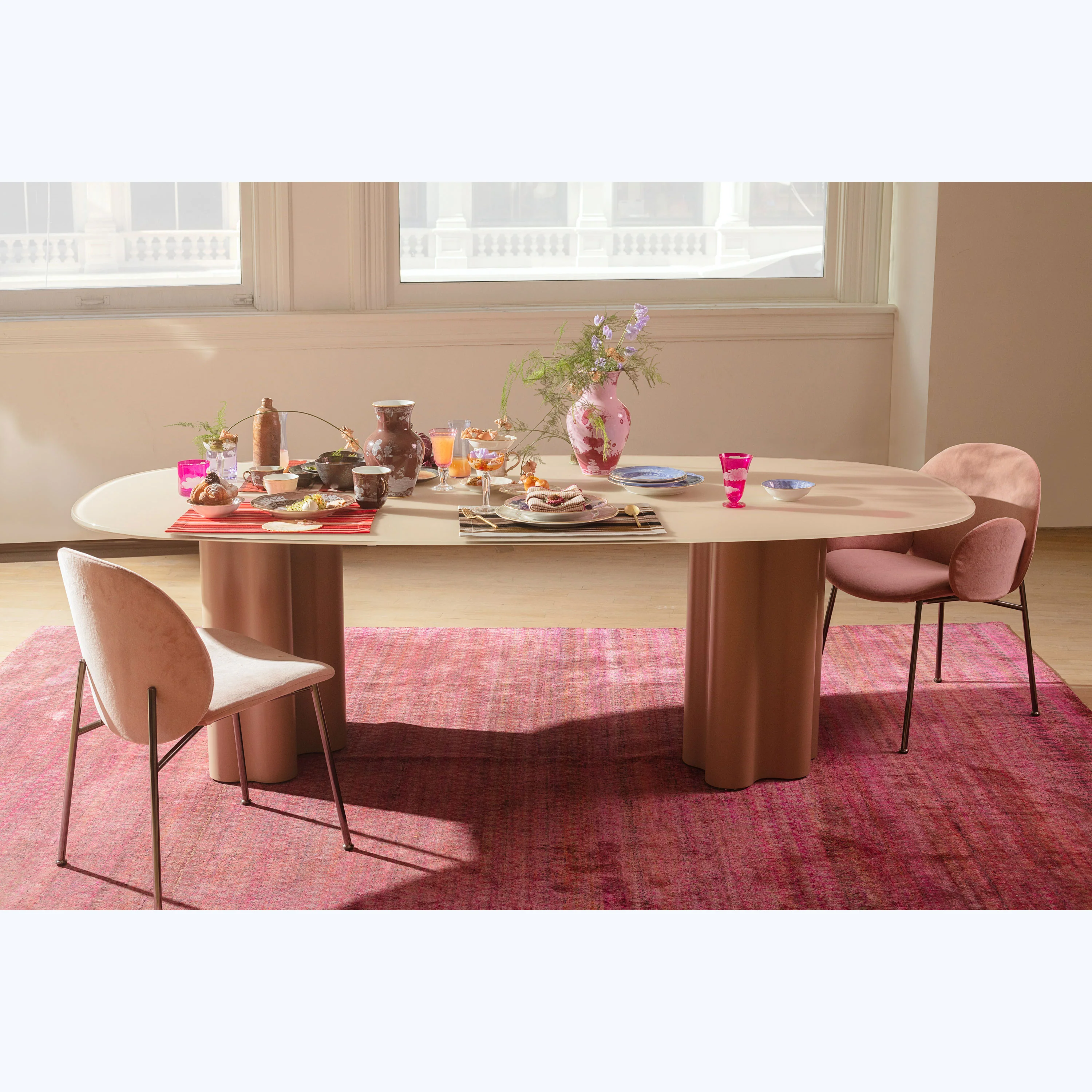 Teatro Magico Glass-Top Dining Table - Image 2