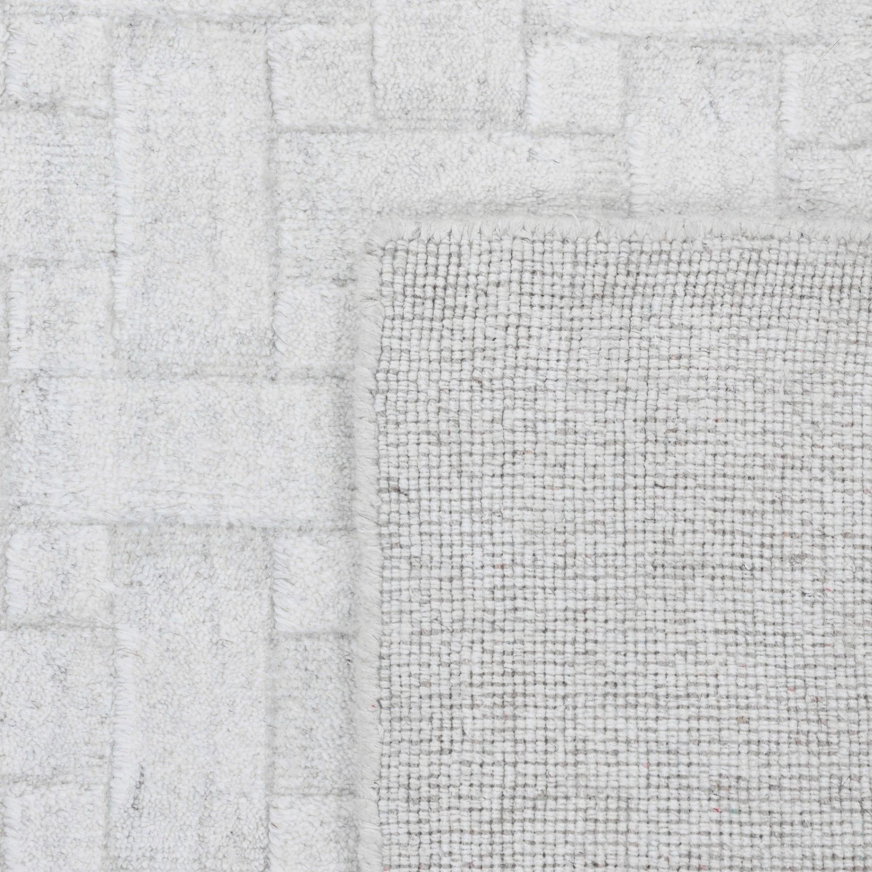 Textured Wool Art Silk Blend Rug - Image 26