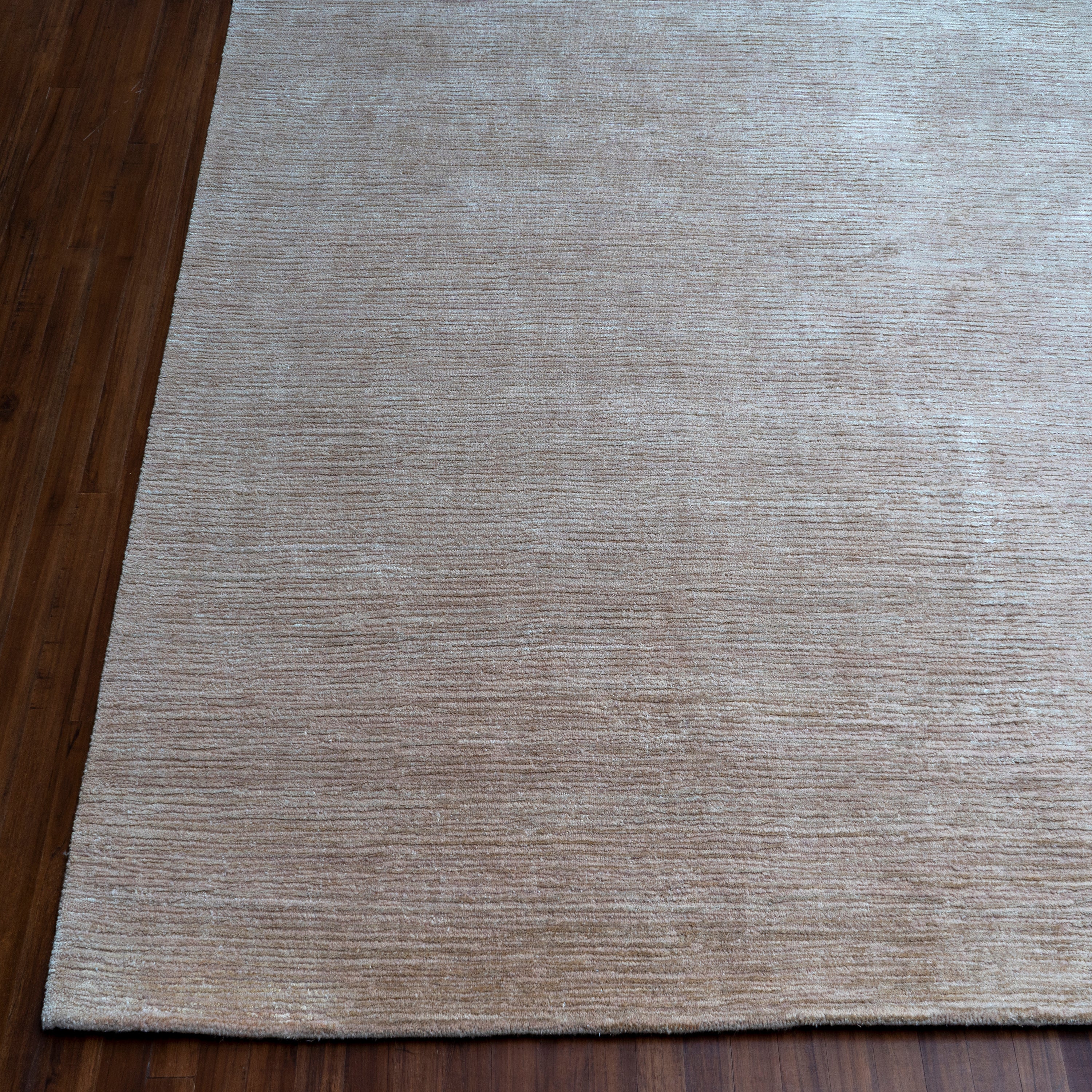 Textured Wool Silk Blend Rug - Image 7