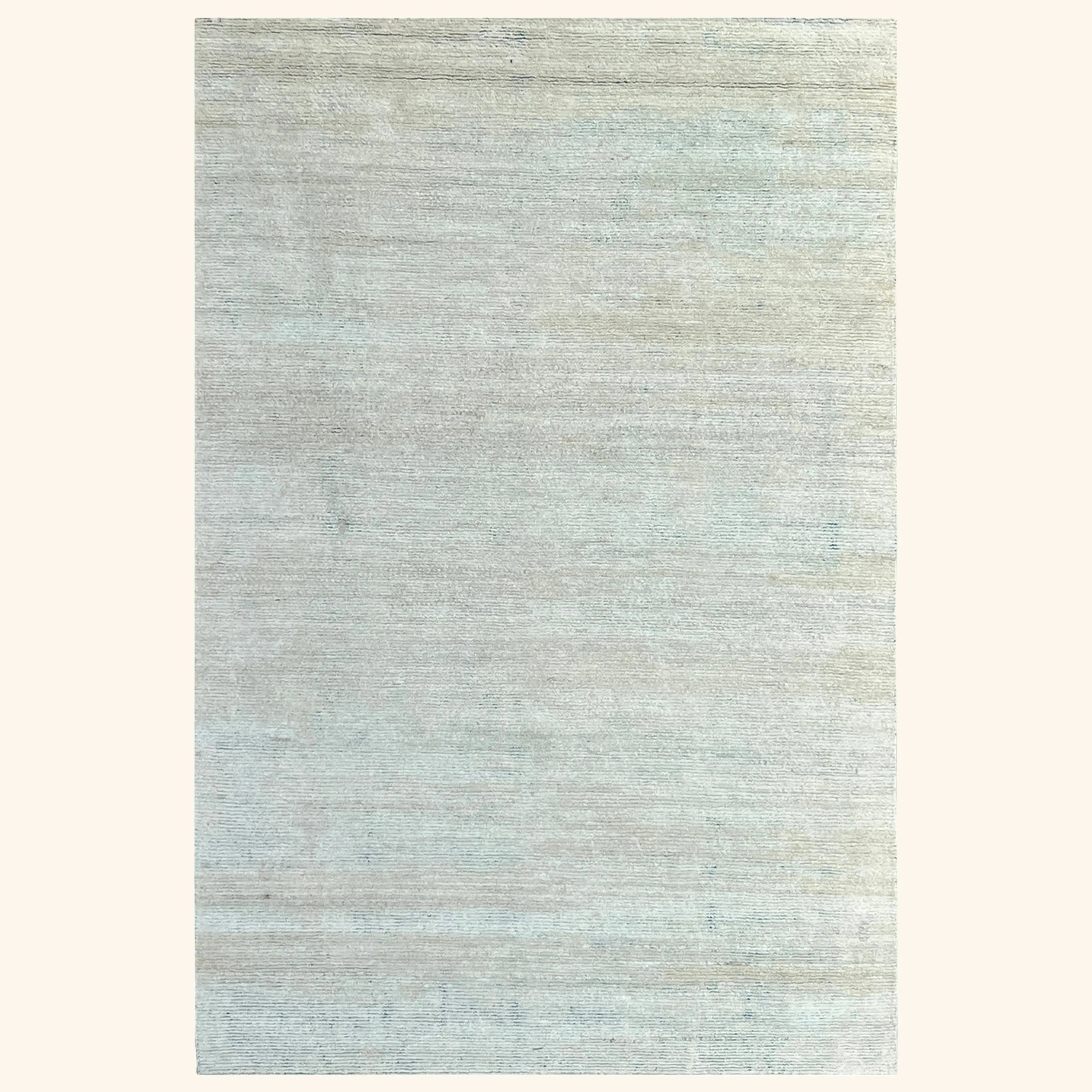 Textured Wool Silk Blend Rug - Image 5