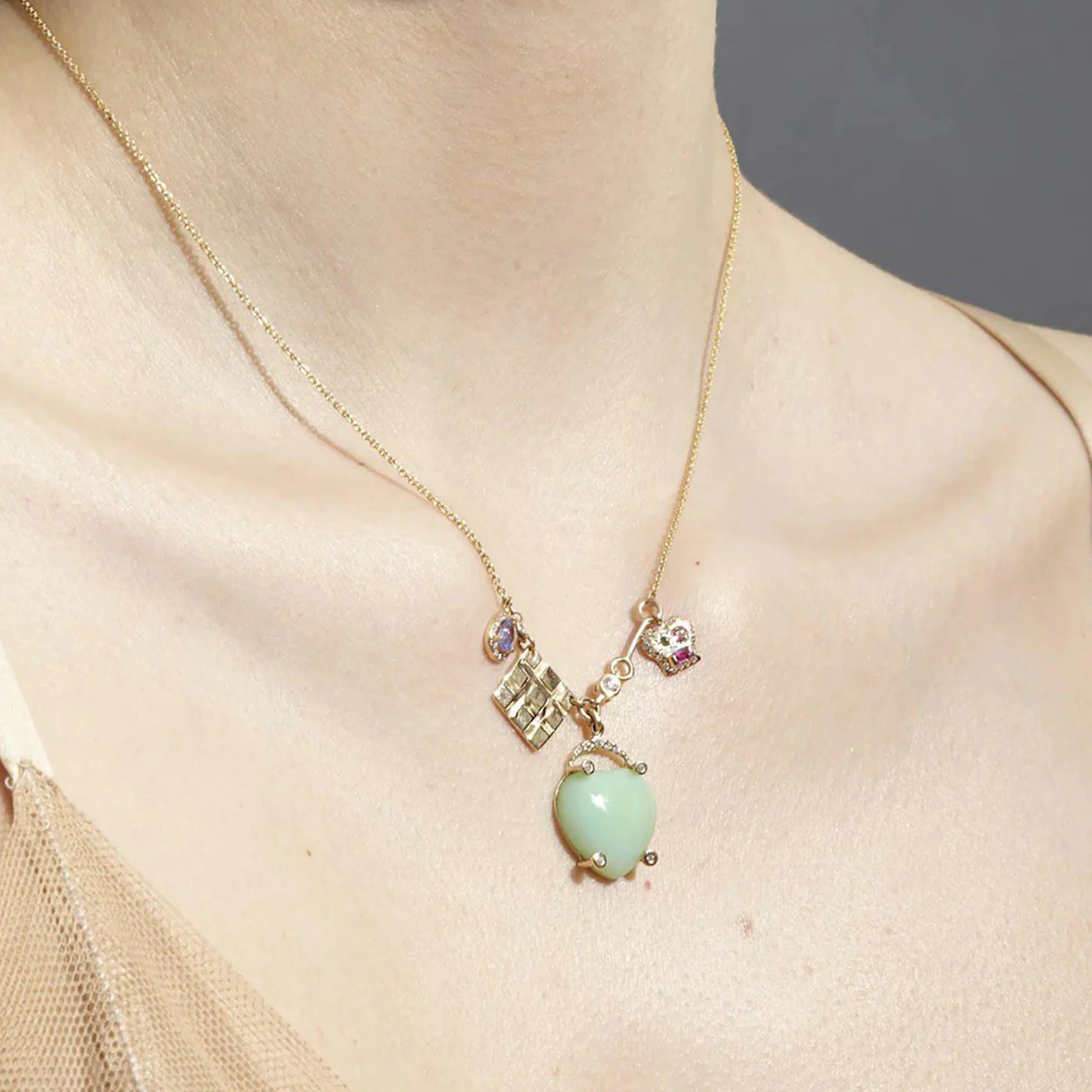 The Lucky Heart Charm Necklace - Image 2