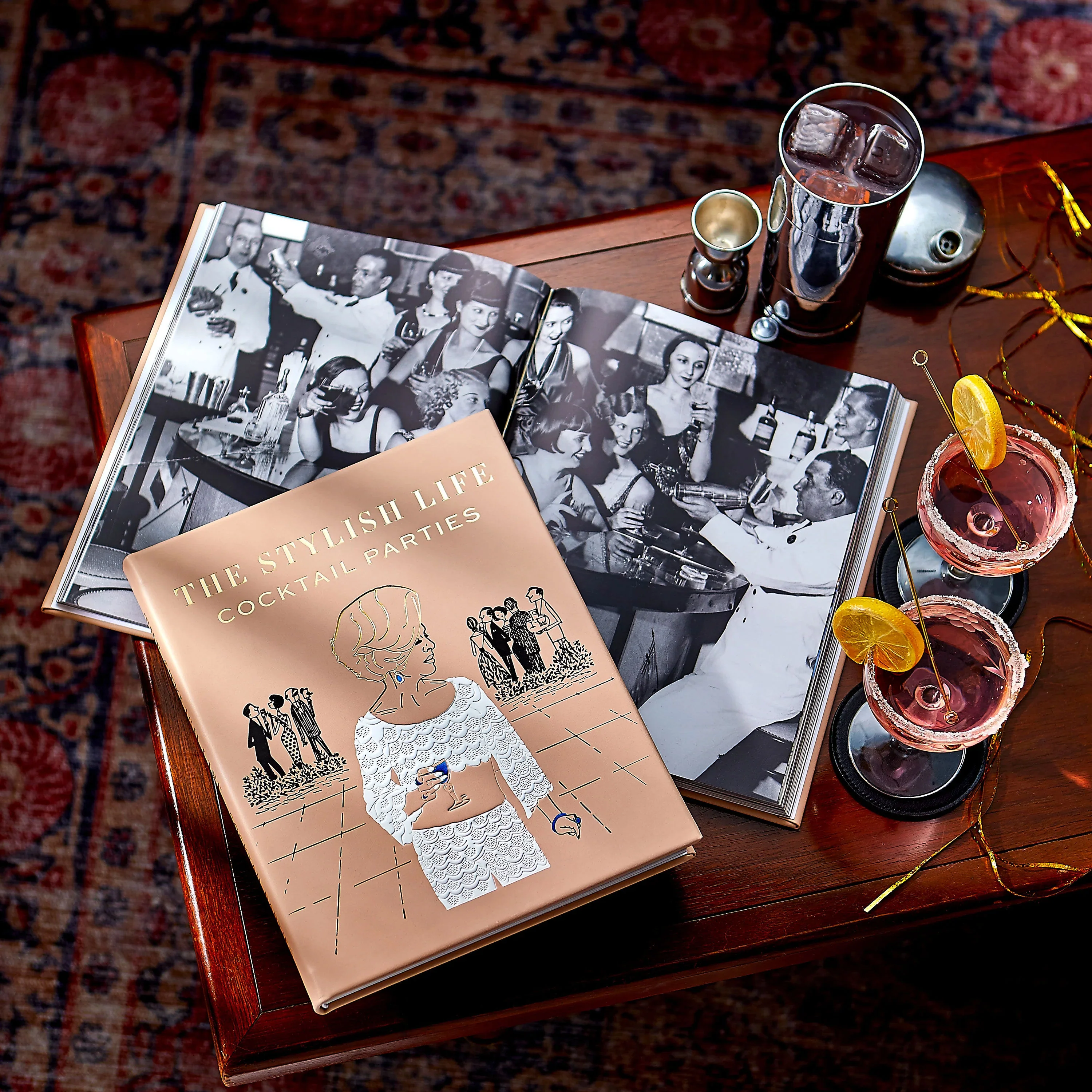 The Stylish Life: Cocktail Parties Leather Bound Book - Image 6