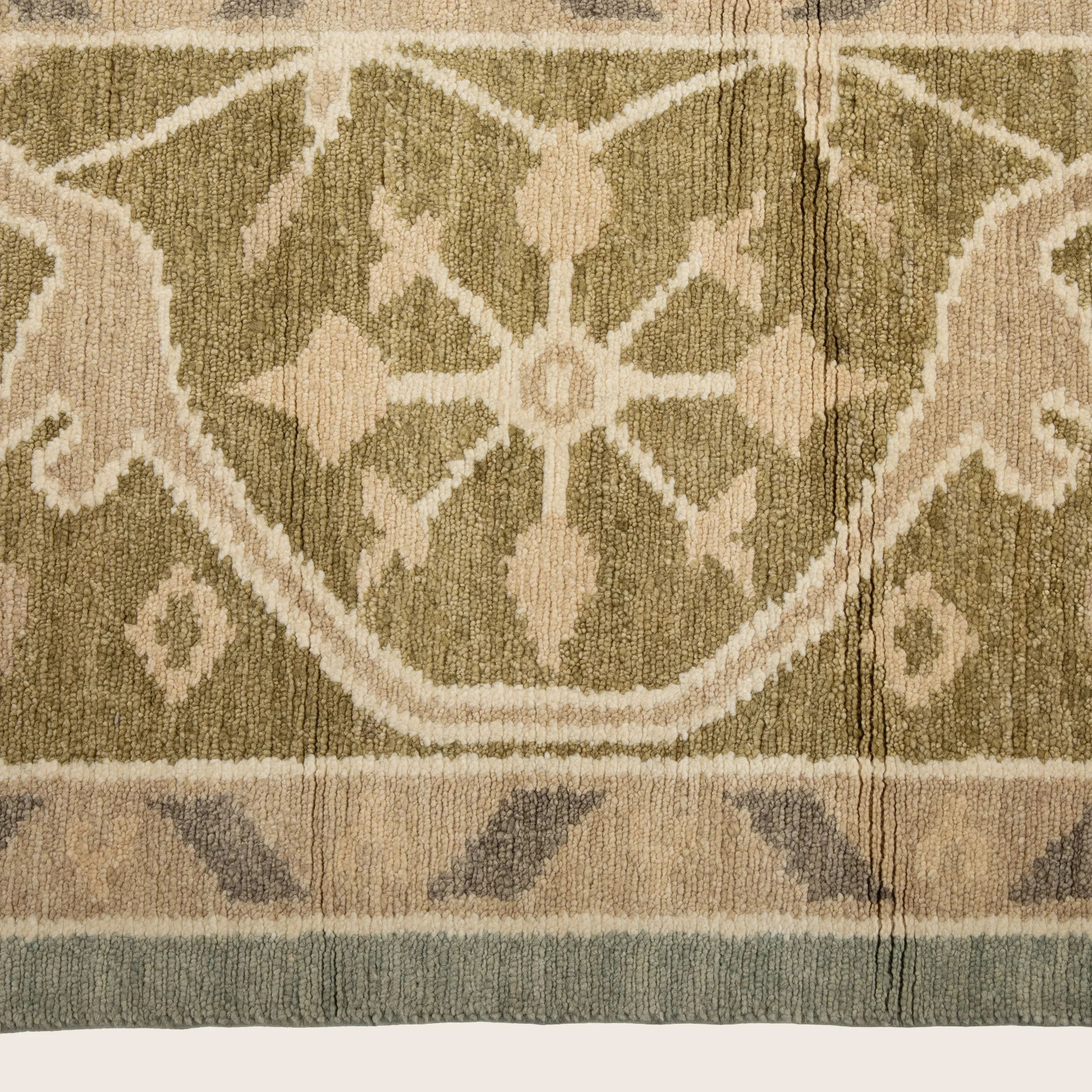 Blue Tibetan Traditional Wool Rug - 13' x 18' - Image 5