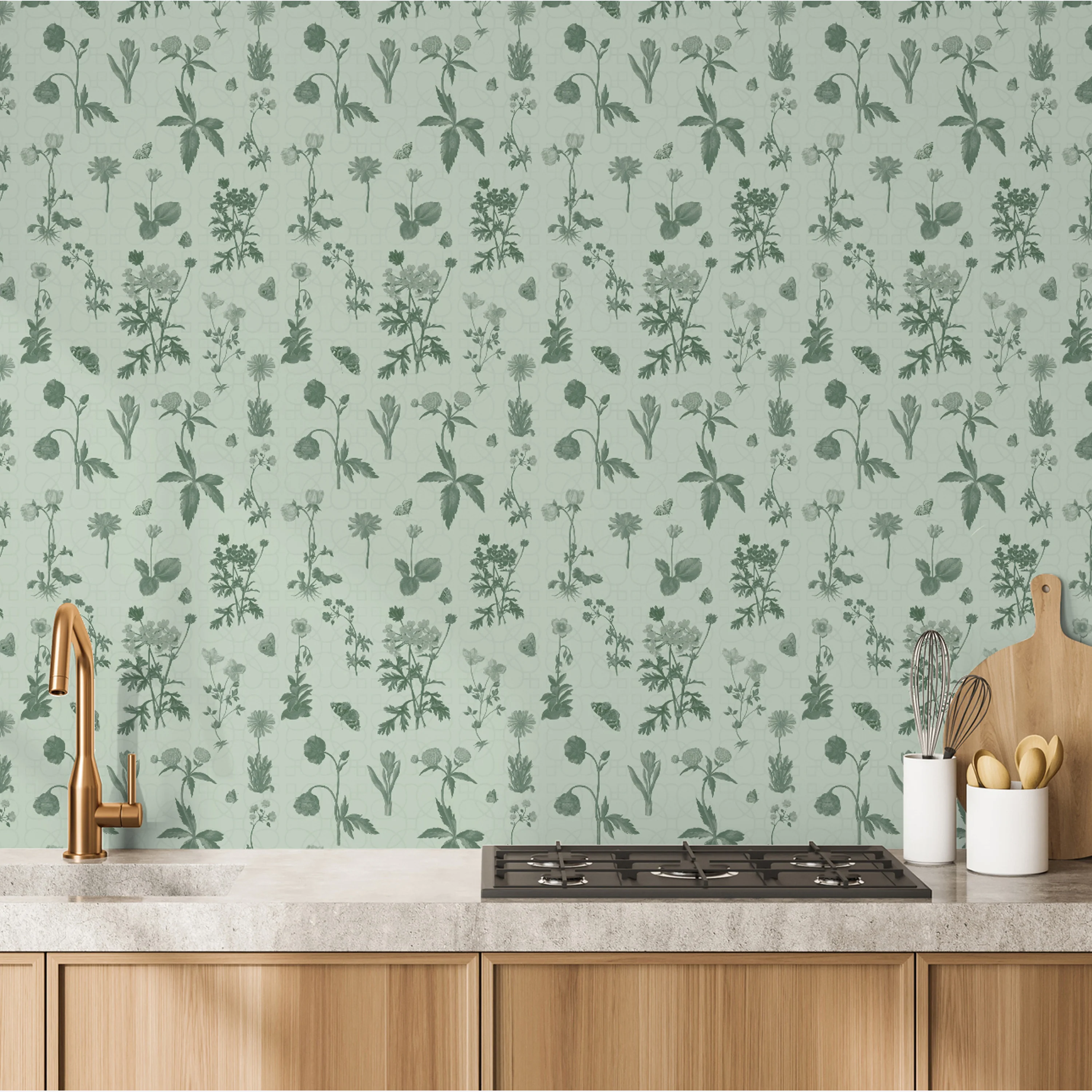 Tonal Flower Journal Wallpaper - Image 6