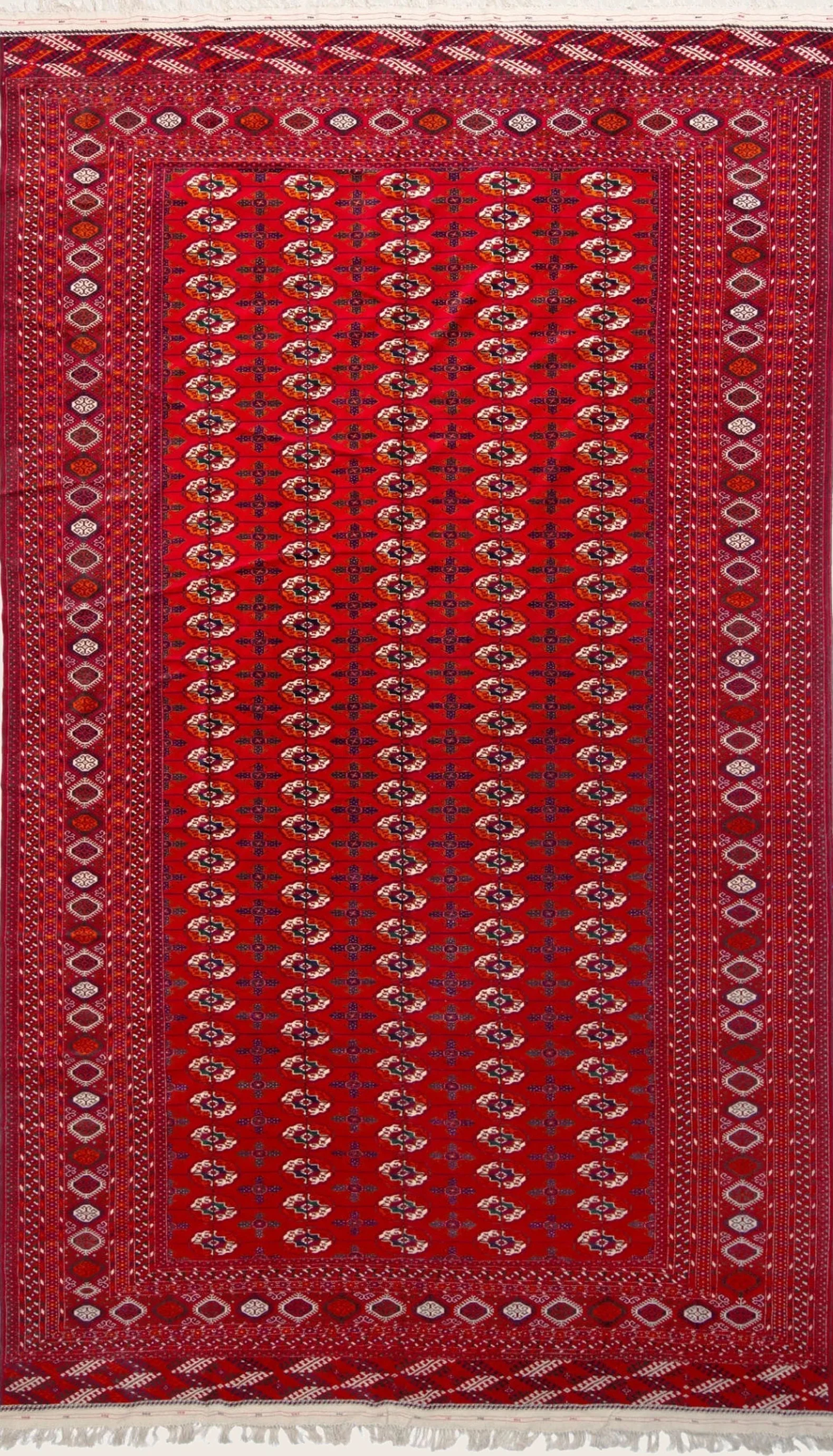 Red Traditional Persian Yarmouth Wool Rug - 10'1" x 16'8" - Image 6