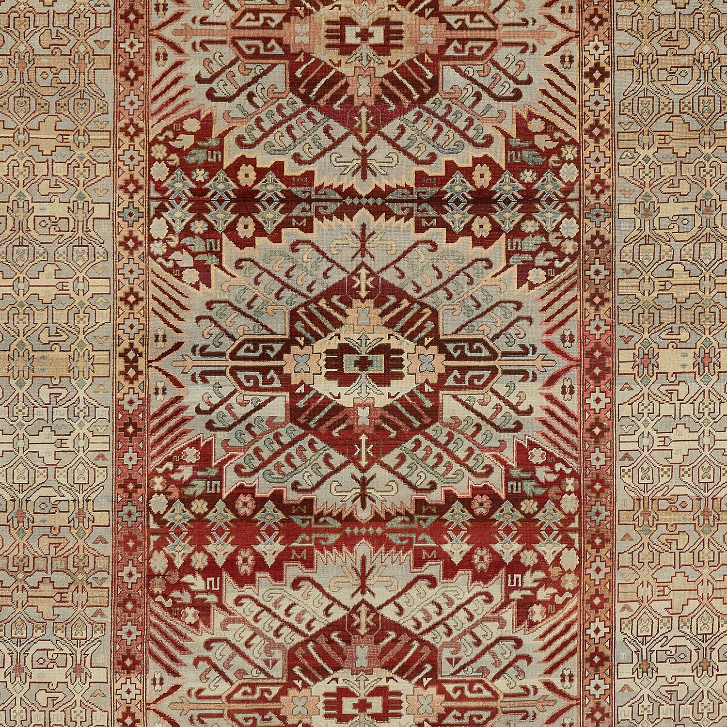 Multicolored Traditional Wool Rug - 10' x 14'5" - Image 2