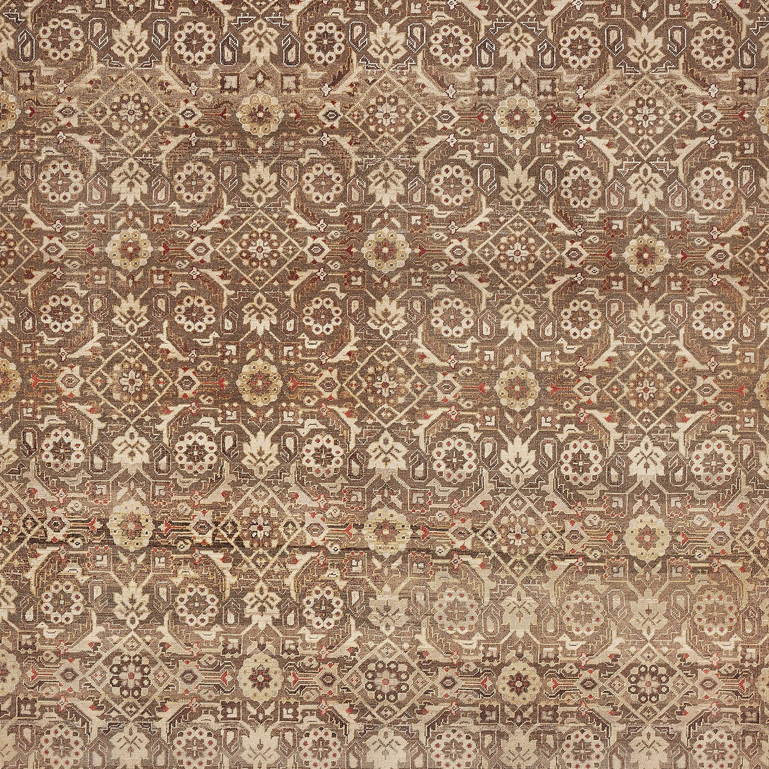 Brown Transitional Wool Rug - 7'11"x 10' - Image 2