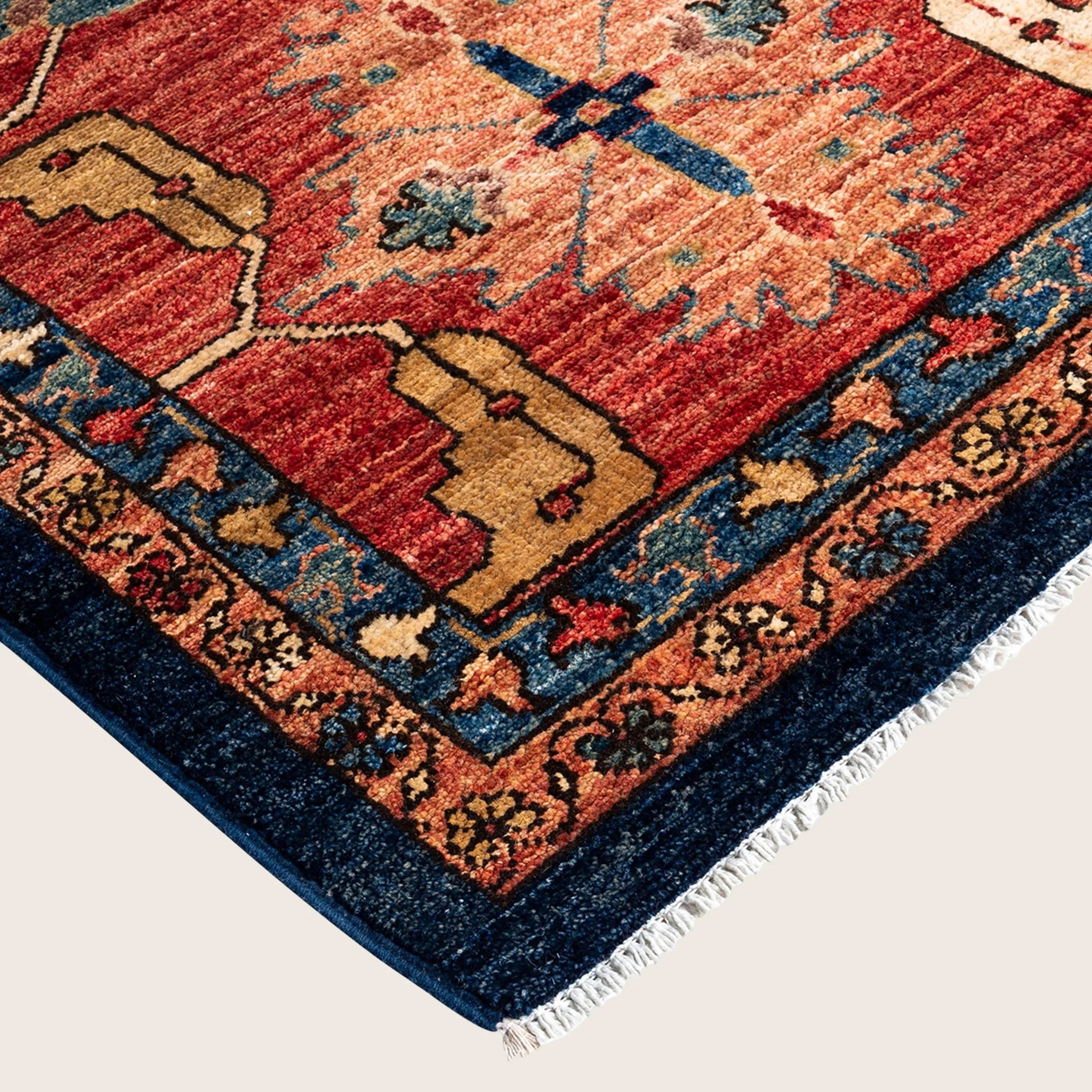 Blue Traditional Serapi Wool Rug - 10'1" x 14'1" - Image 2