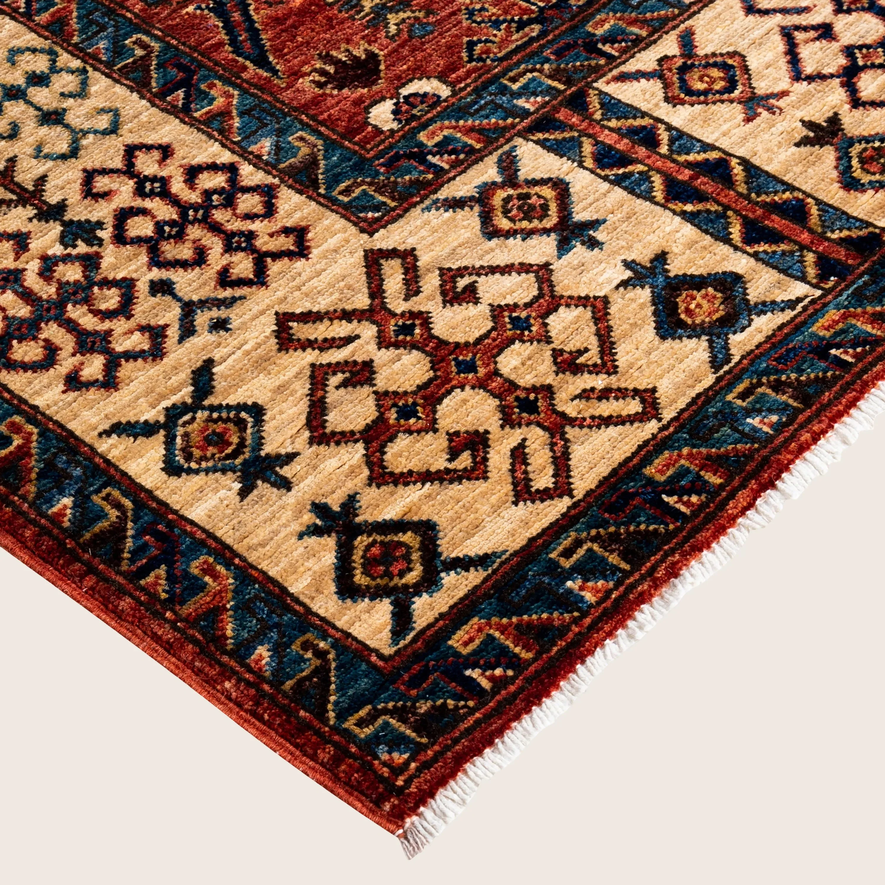 Red Traditional Serapi Wool Rug - 6' x 8'10" - Image 2