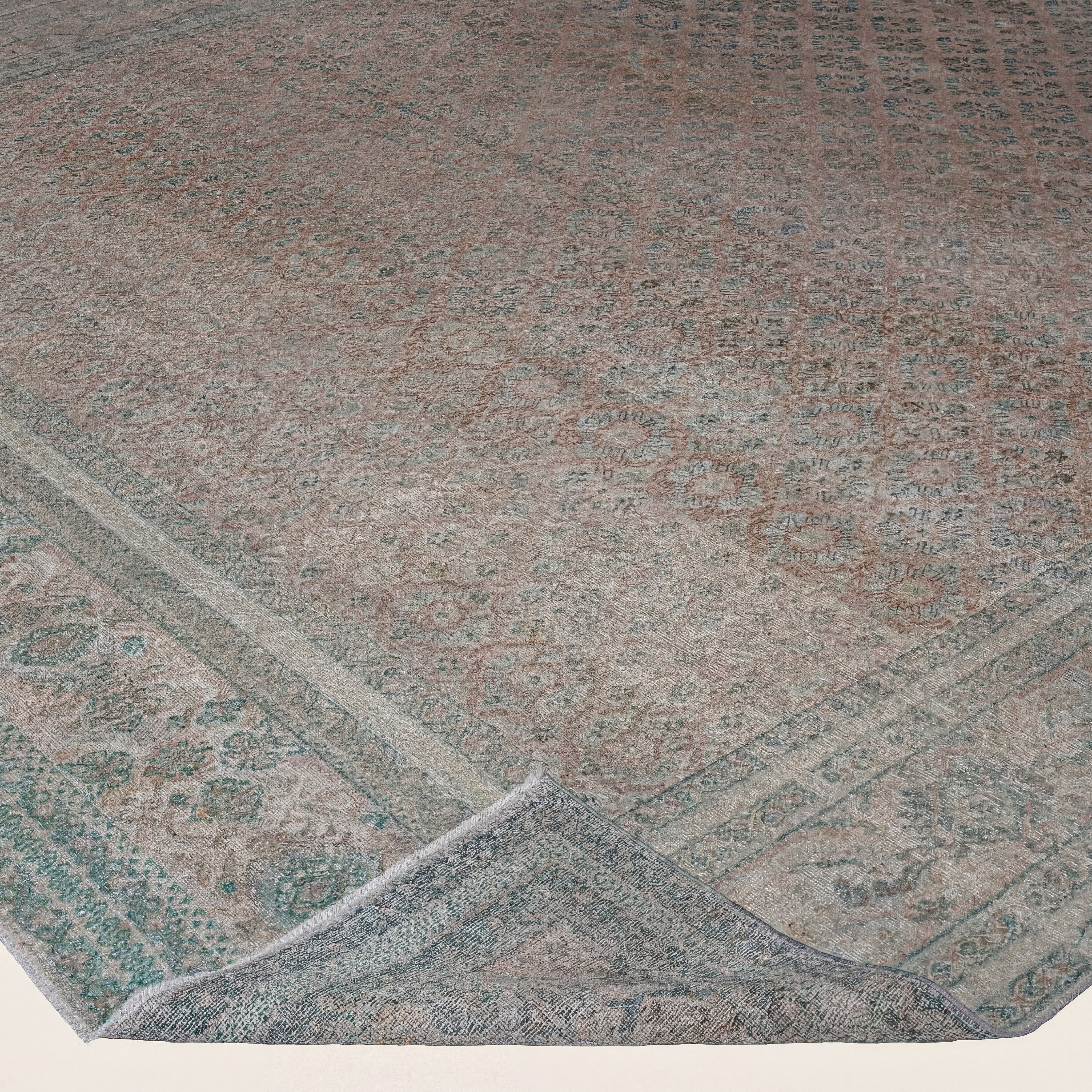 Camel Alchemy Traditional Silk Rug - 11'7" x 14'11" - Image 4