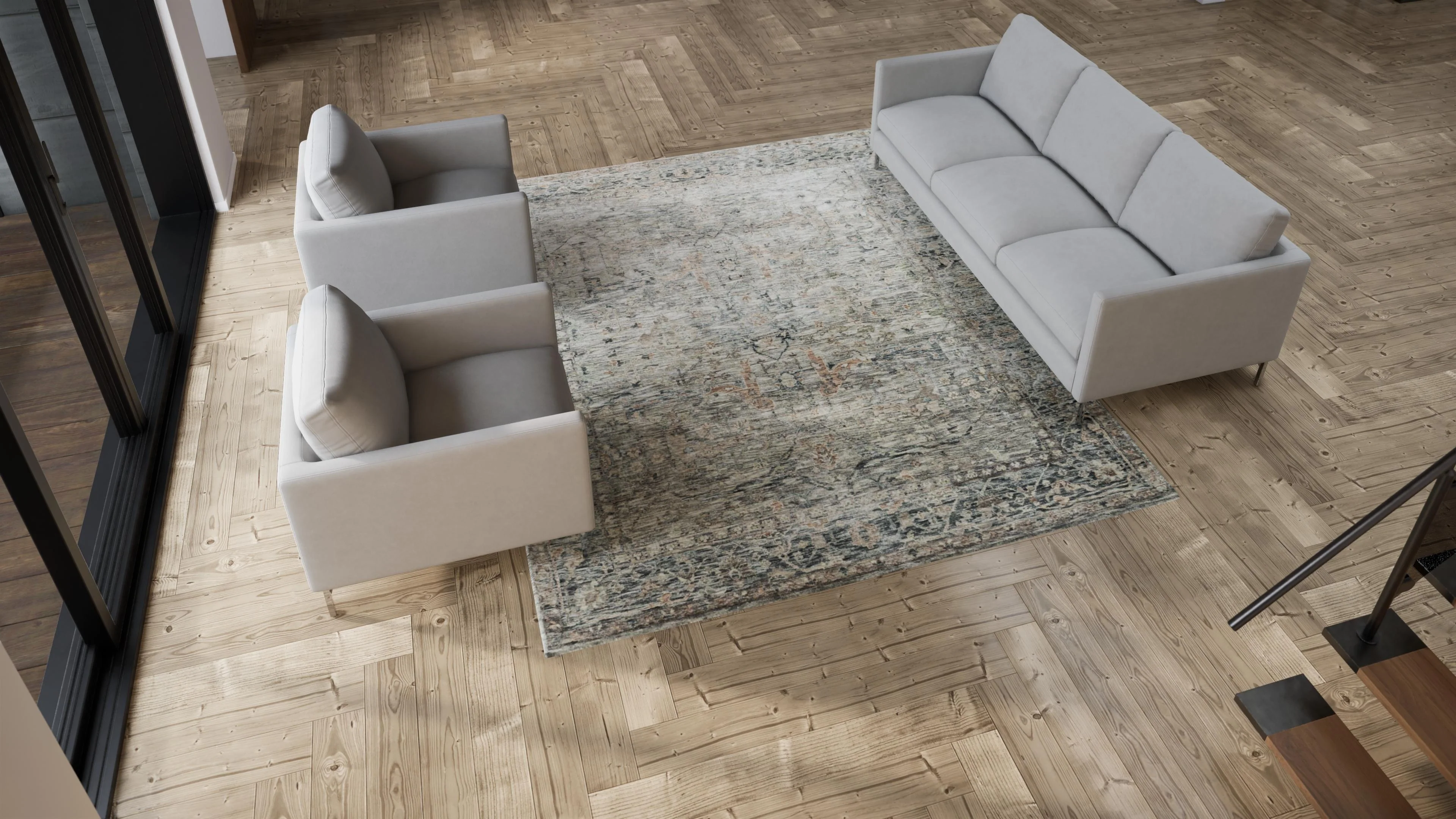 Traditional Silk Rug - 8' x 10' - Image 5