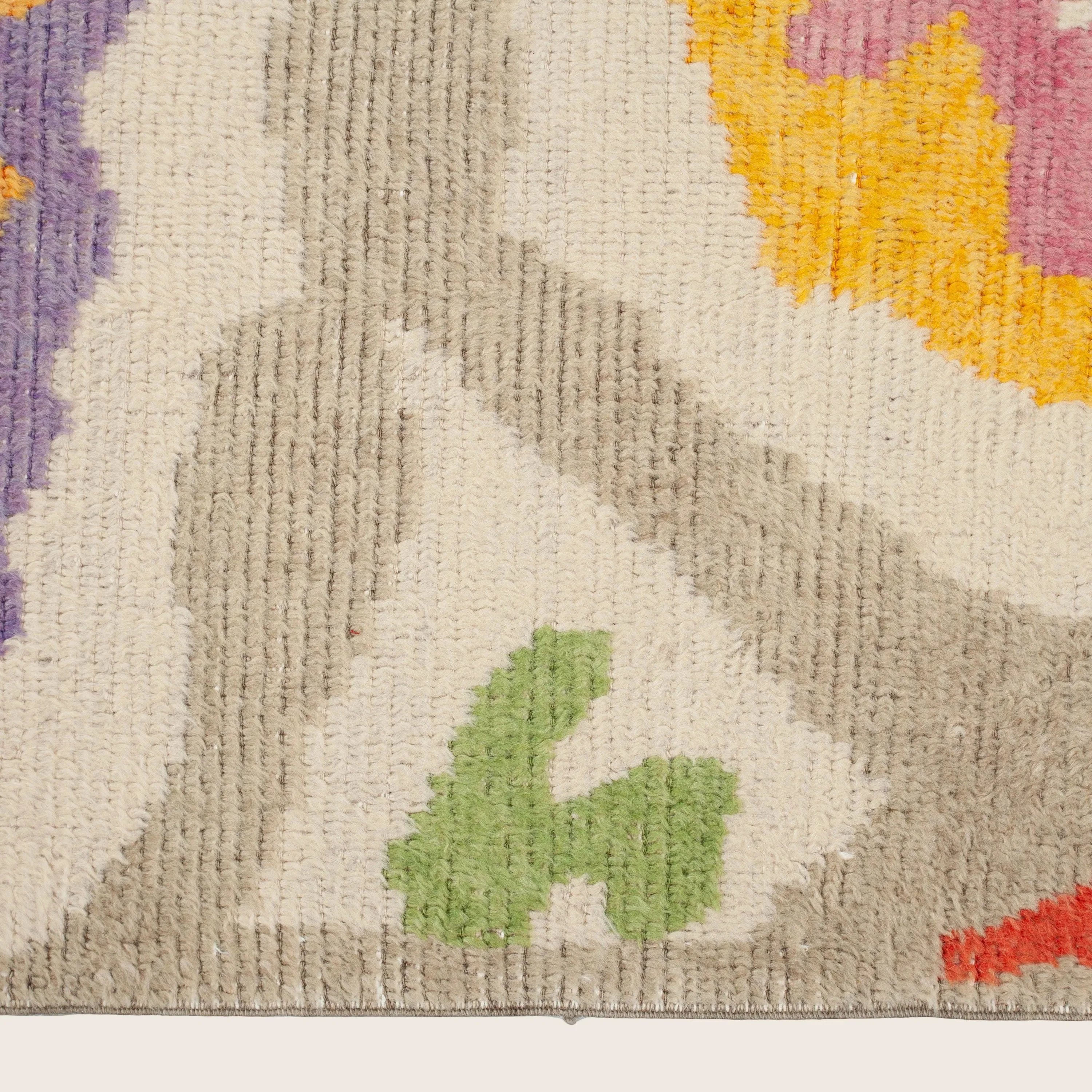 Multicolored Carnaby Moroccan Style Wool Rug - 9'5" x 12'5" - Image 5