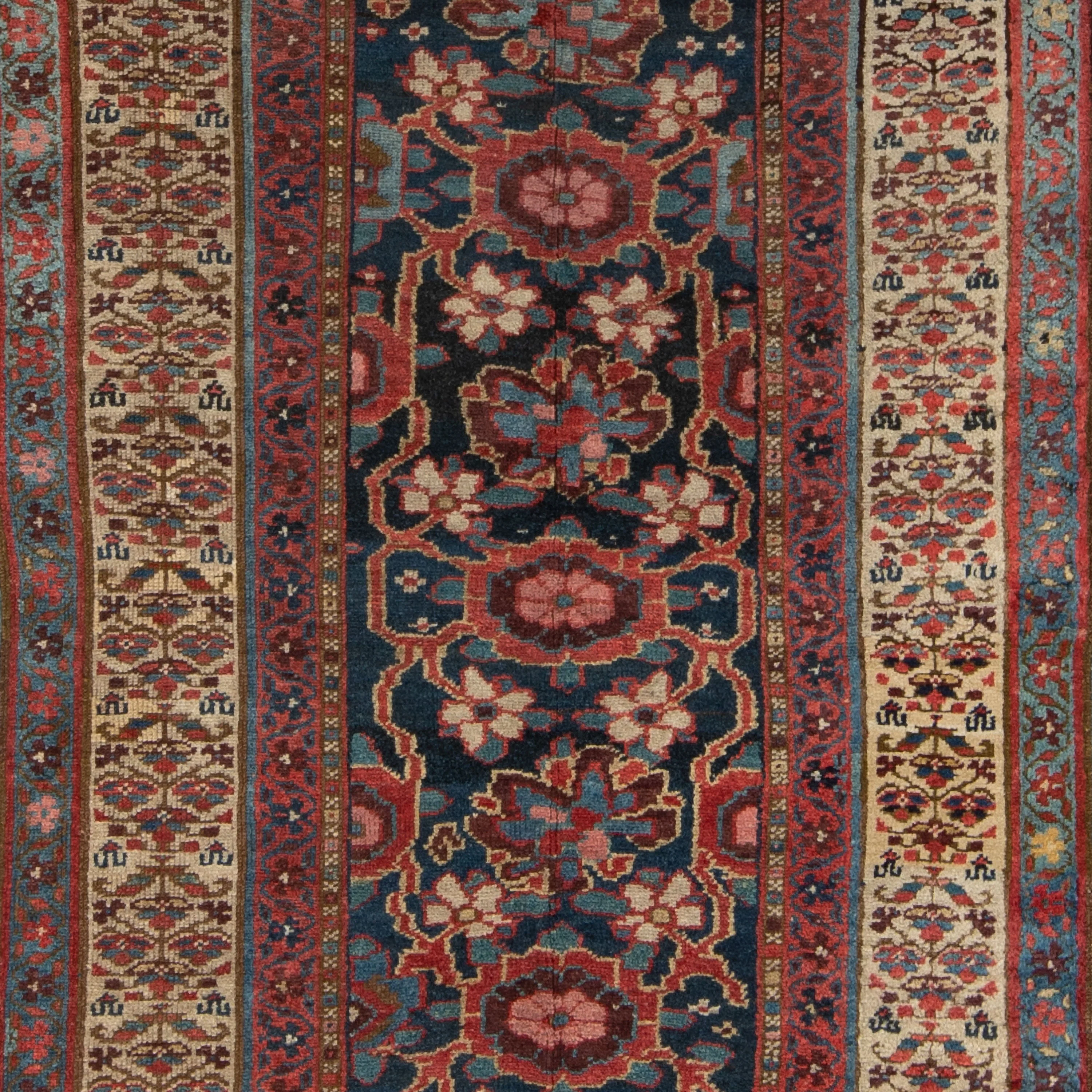 Multicolored Traditional Wool Runner - 3'8" x 13'5" - Image 2