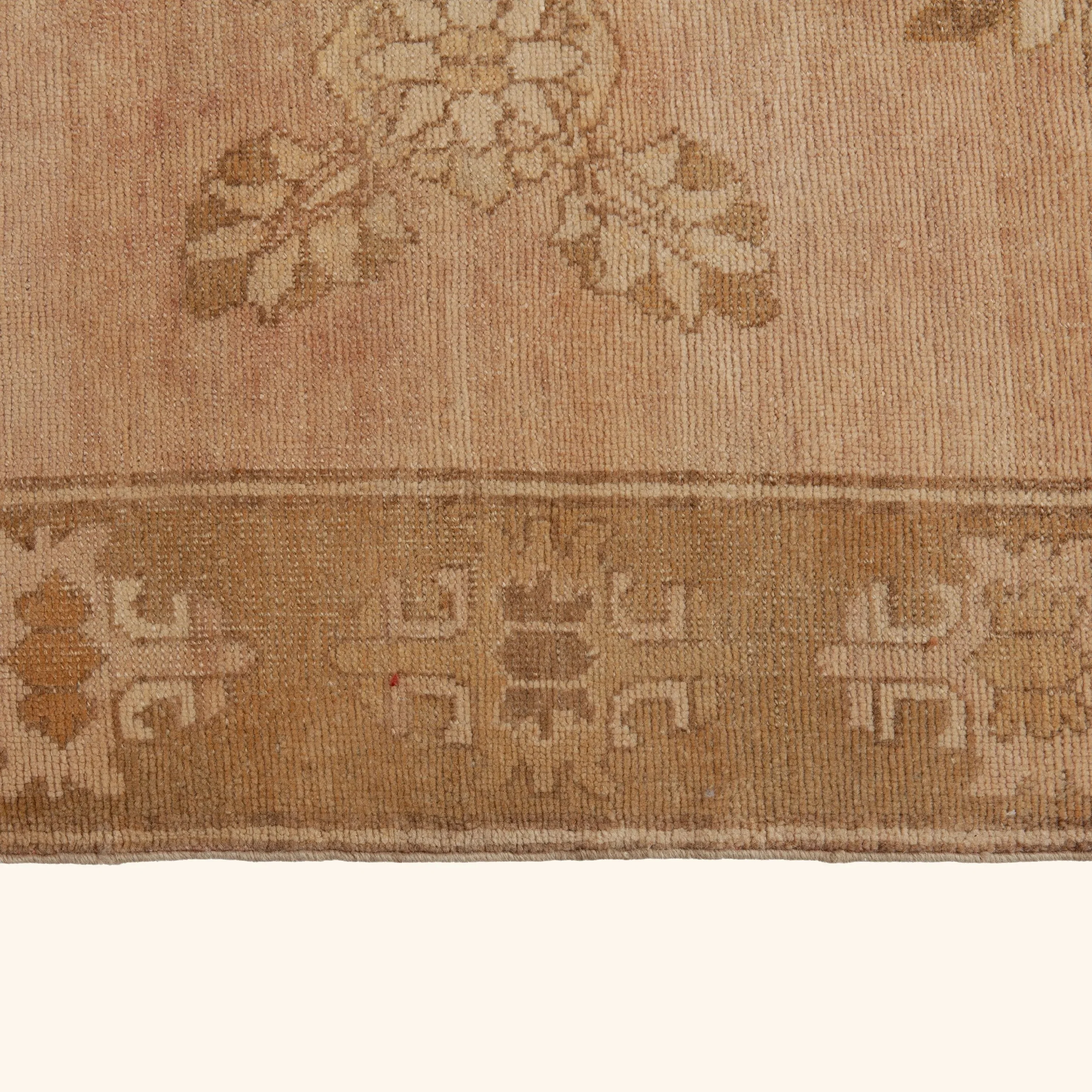 Beige Vintage Traditional Wool Runner - 4'1" x 12'7" - Image 5