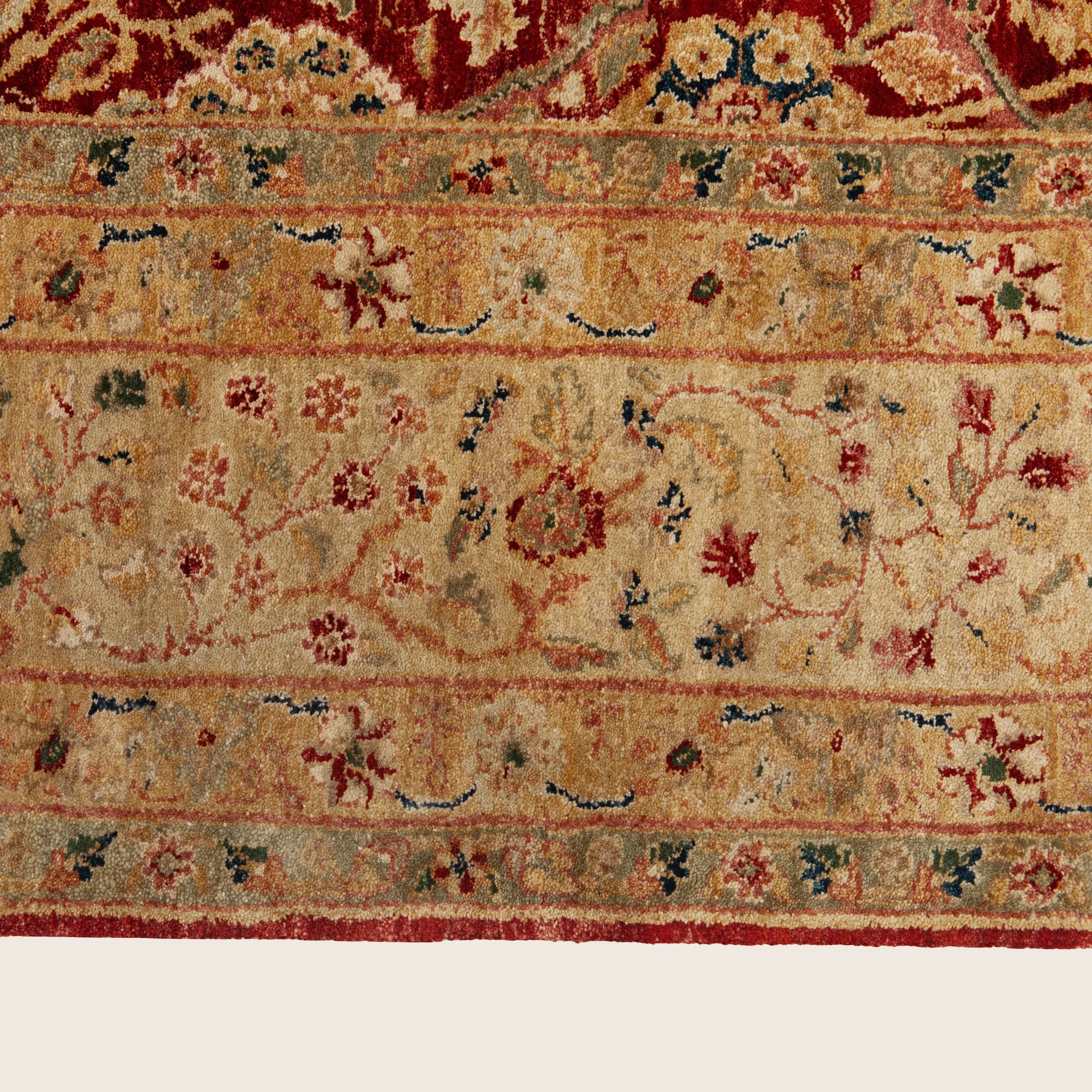 Gold Traditional Wool Rug - 9'2" x 13'1" - Image 5