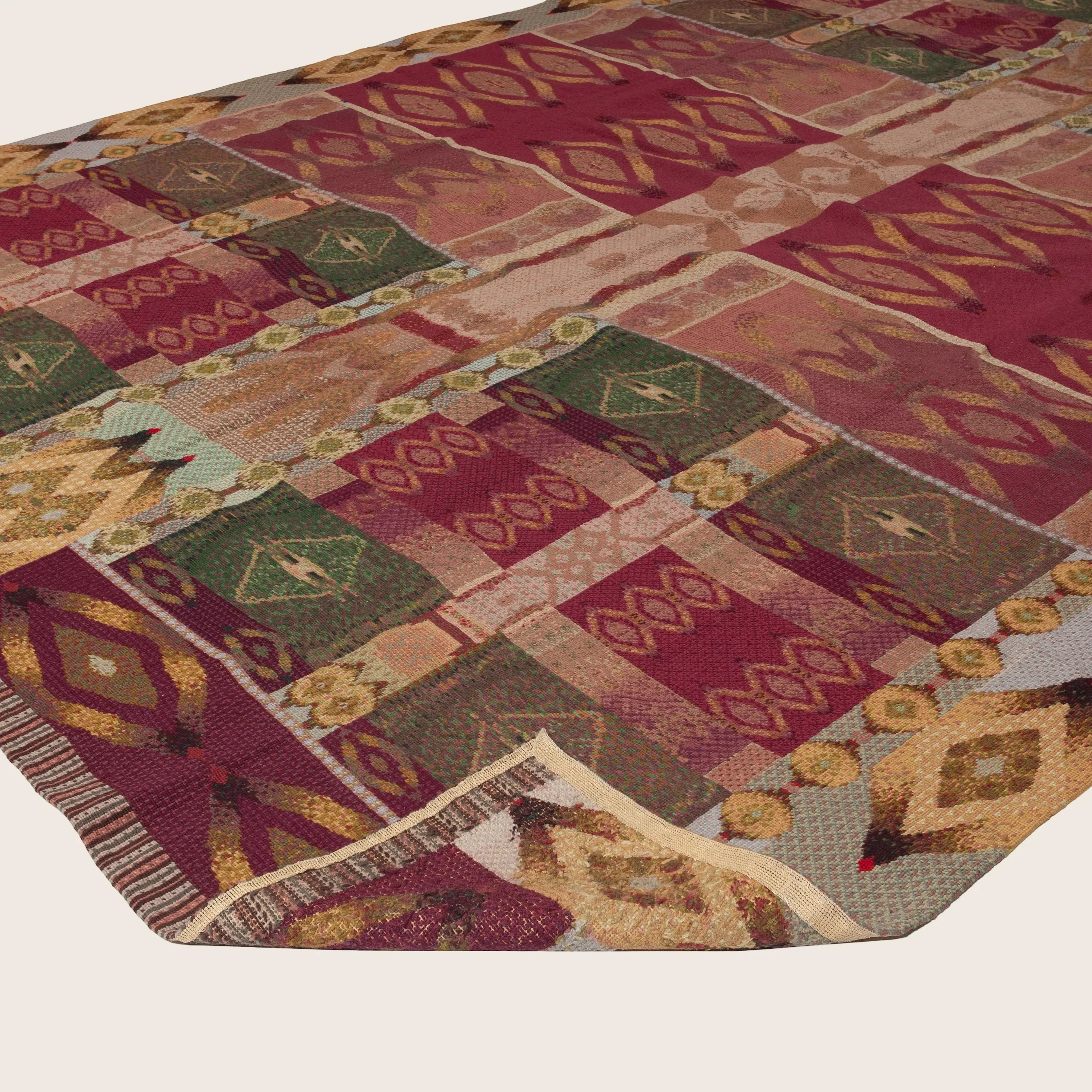 Multicolored Transitional Wool Rug - 10'2" x 14'3" - Image 4