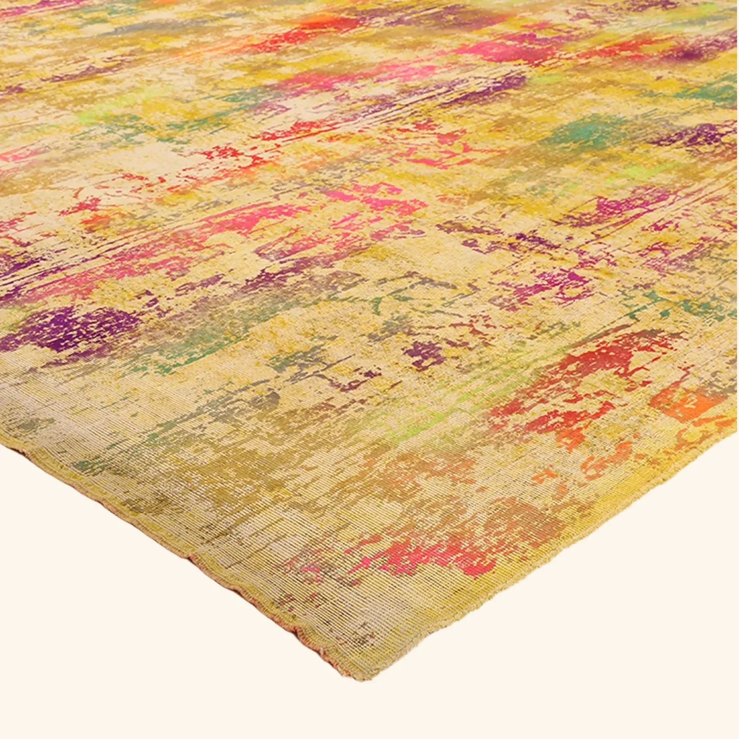 Multicolored Traditional Wool Rug - 10'7" x 14'3" - Image 3