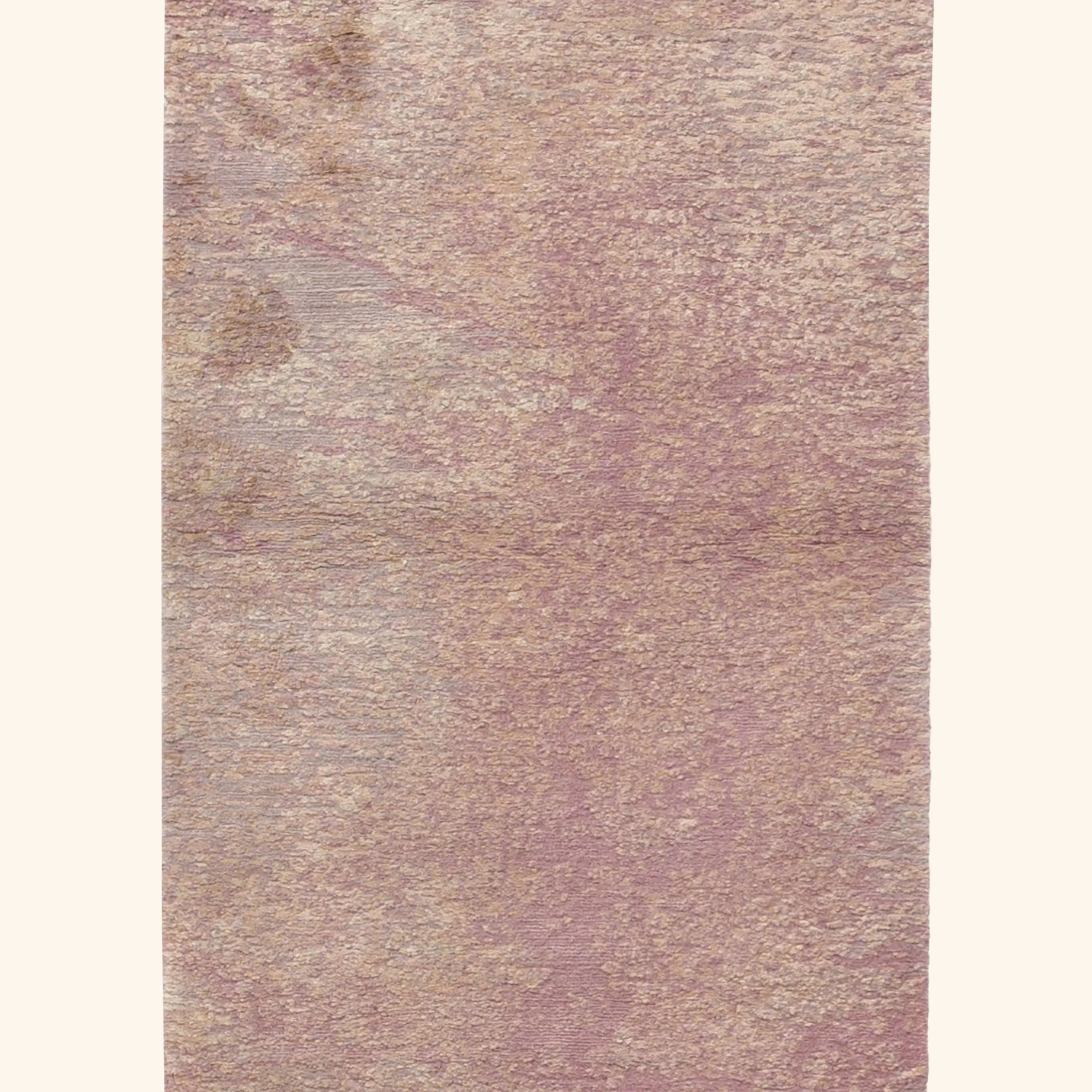Pink Modern Wool Rug - 2'2" x 6'3" - Image 2
