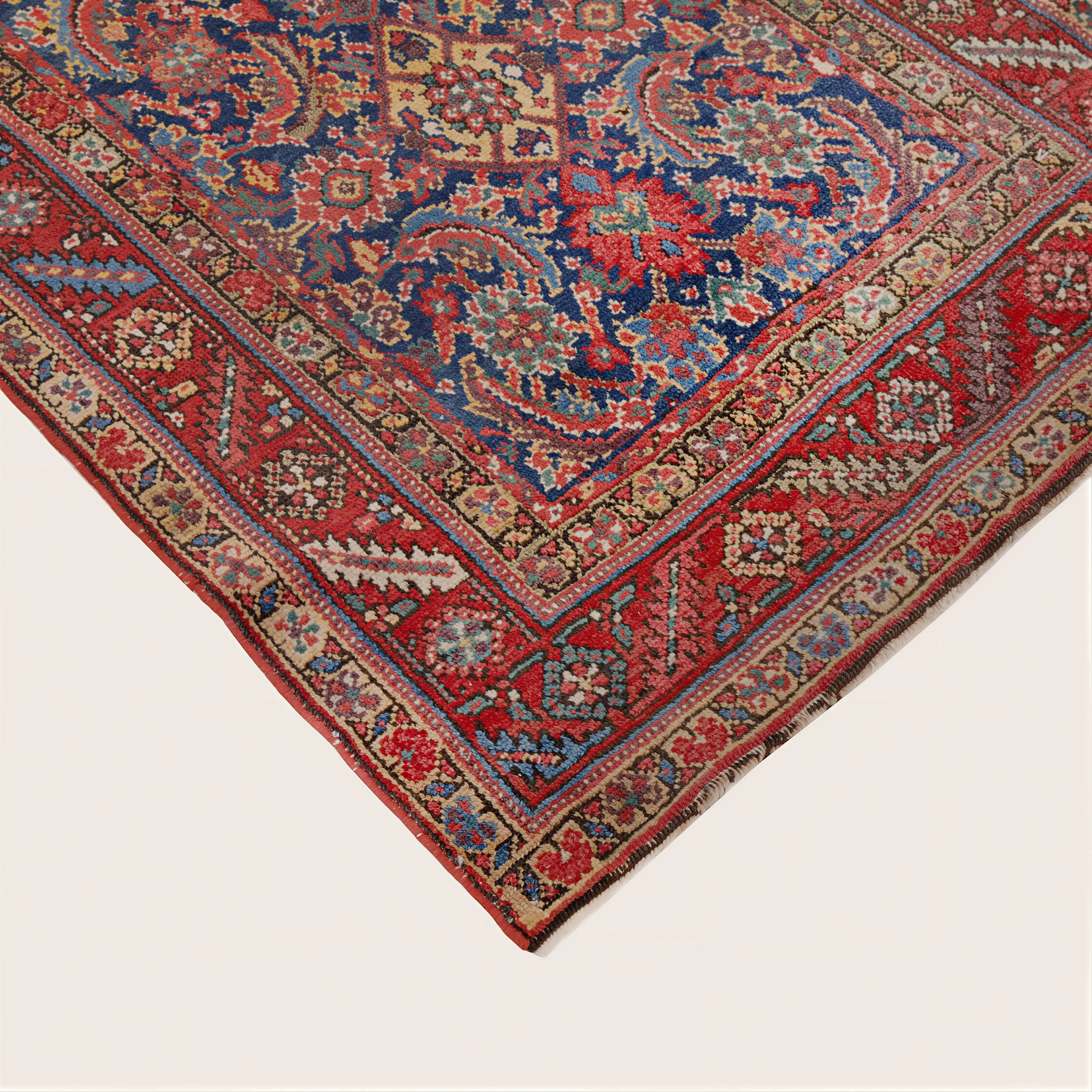Red Antique Turkish Anatolian Runner - 3'1" x 16'1" - Image 3