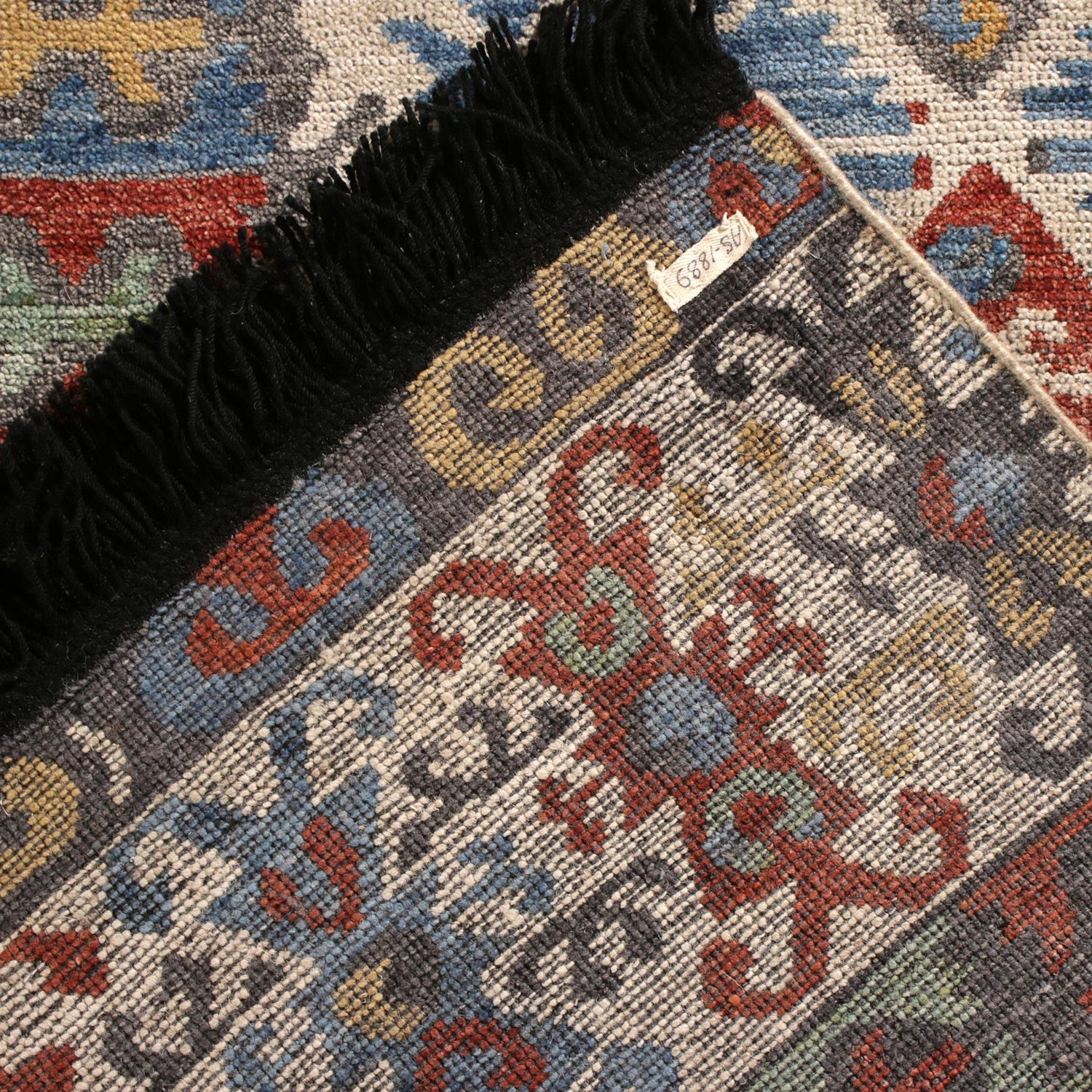 Multicolored Transitional Wool Runner - 3'3" x 12'2" - Image 2