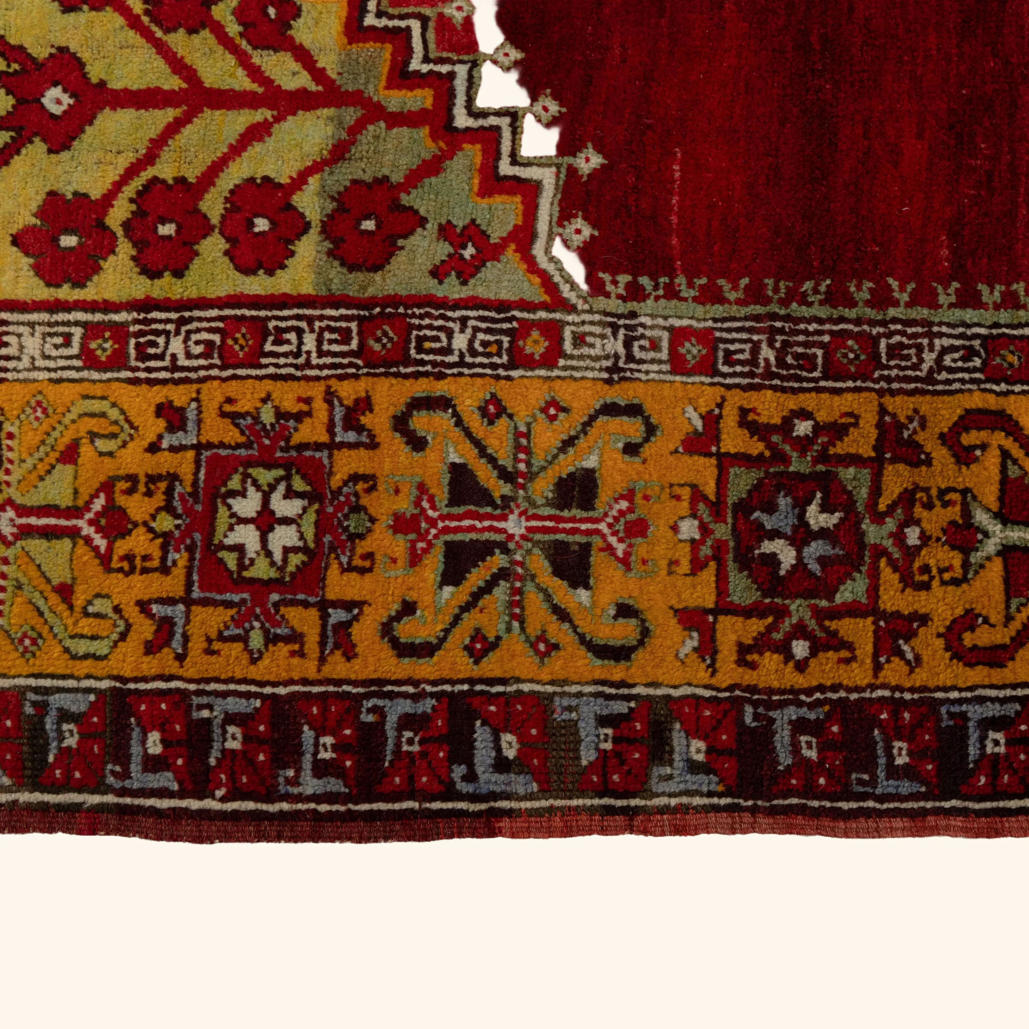 Multi Traditional Wool Rug - 4'1" x 5'11" - Image 5