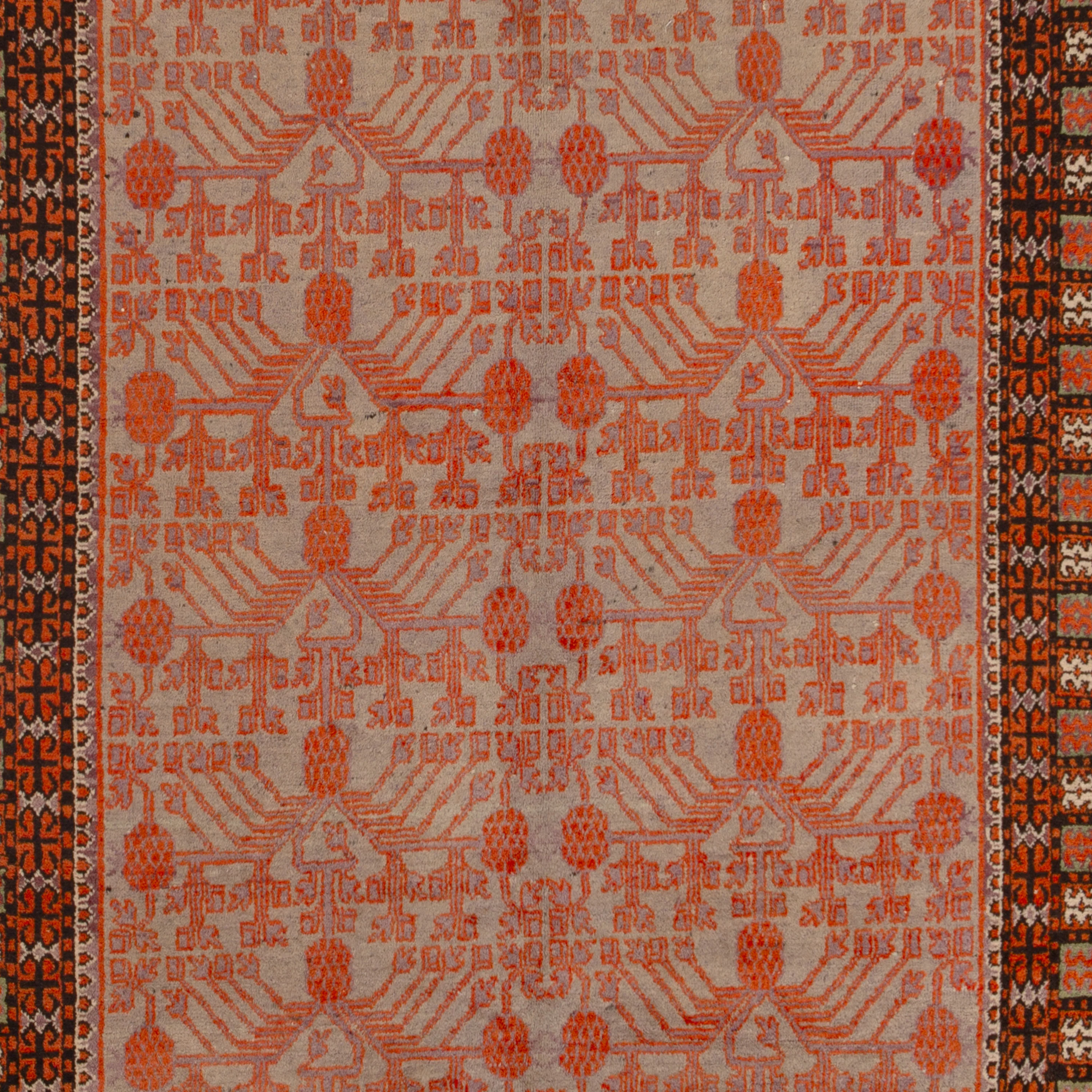 Red Vintage Traditional Wool Rug - 5'9" x 11'6" - Image 2