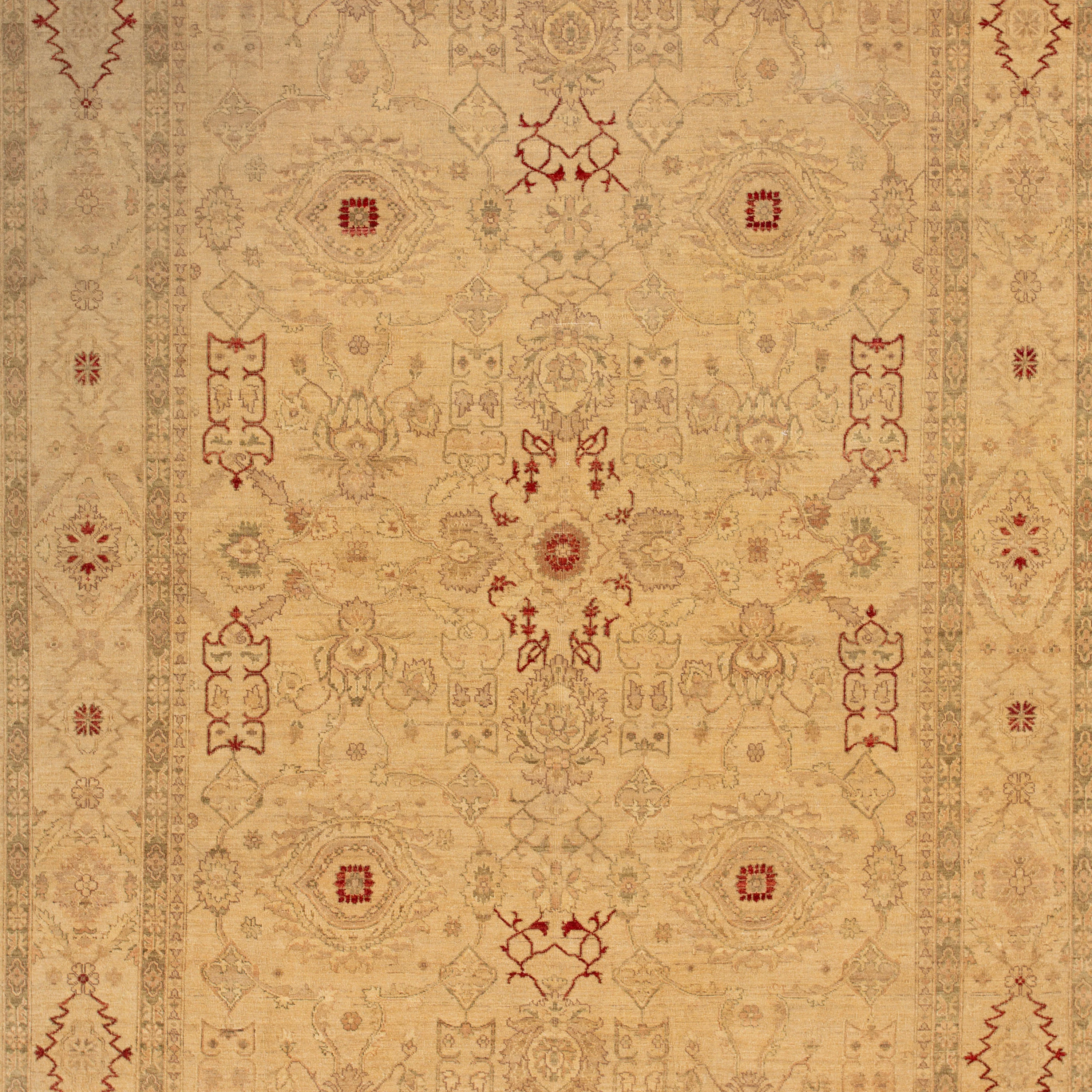 Gold Traditional Wool Rug - 8'3" x 11'8" - Image 2