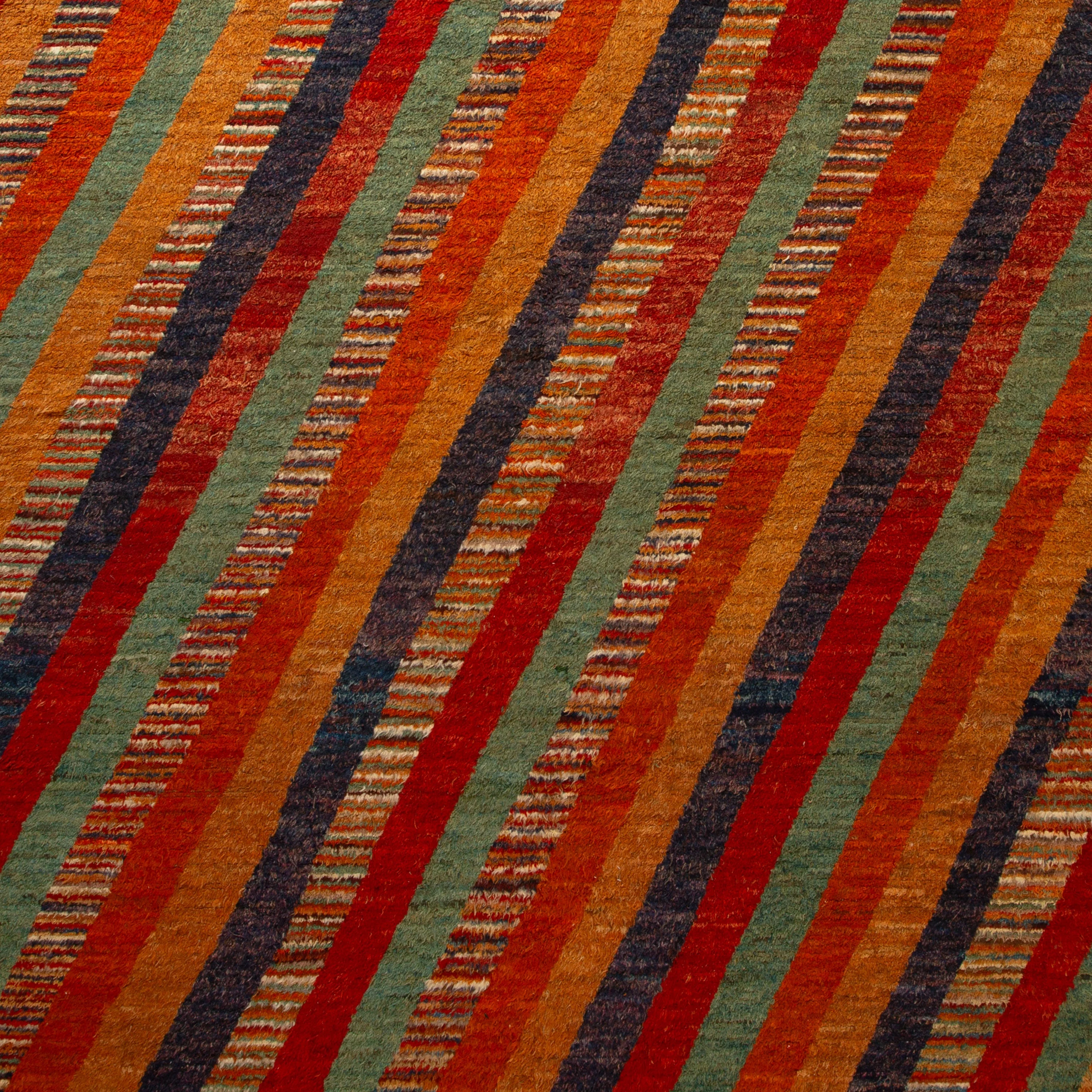Multicolored Transitional Wool Rug - 9'9" x 13'4" - Image 2