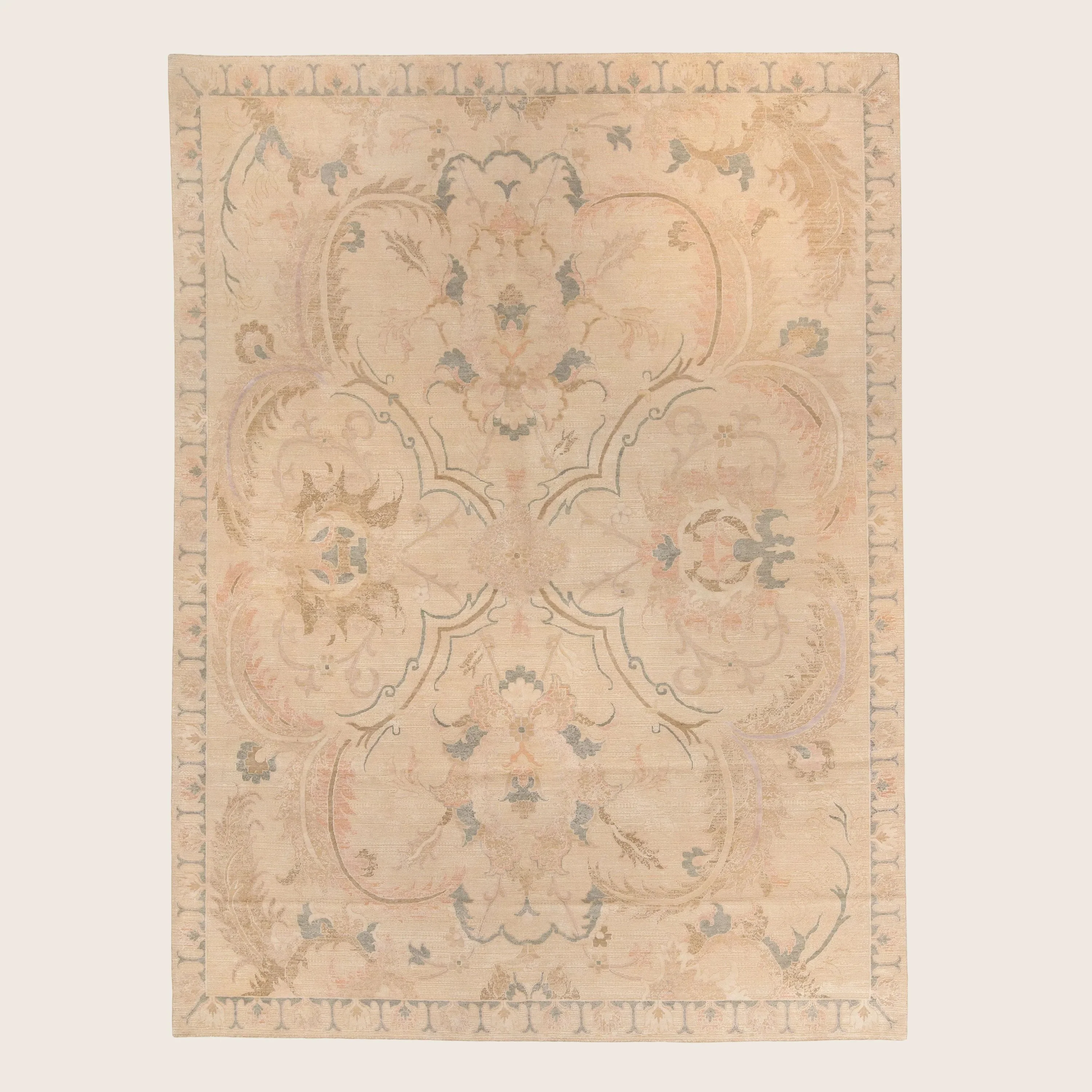 Traditional Wool Silk Rug