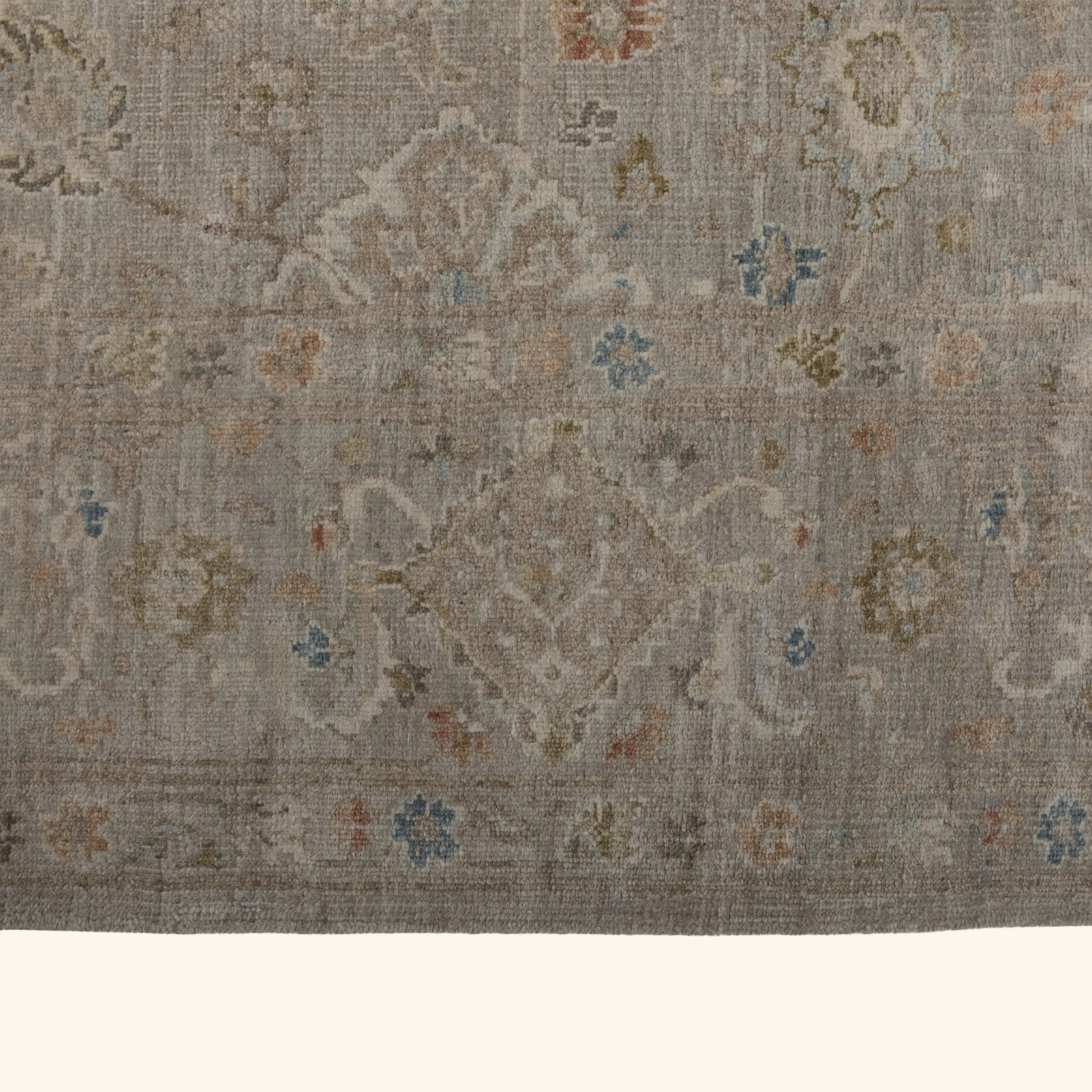 Grey Transitional Silk Rug - 8' x 10' - Image 5