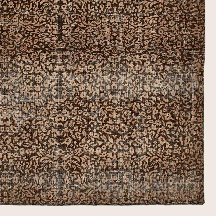 Brown Transitional Wool Rug - 8'x 10' - Image 4