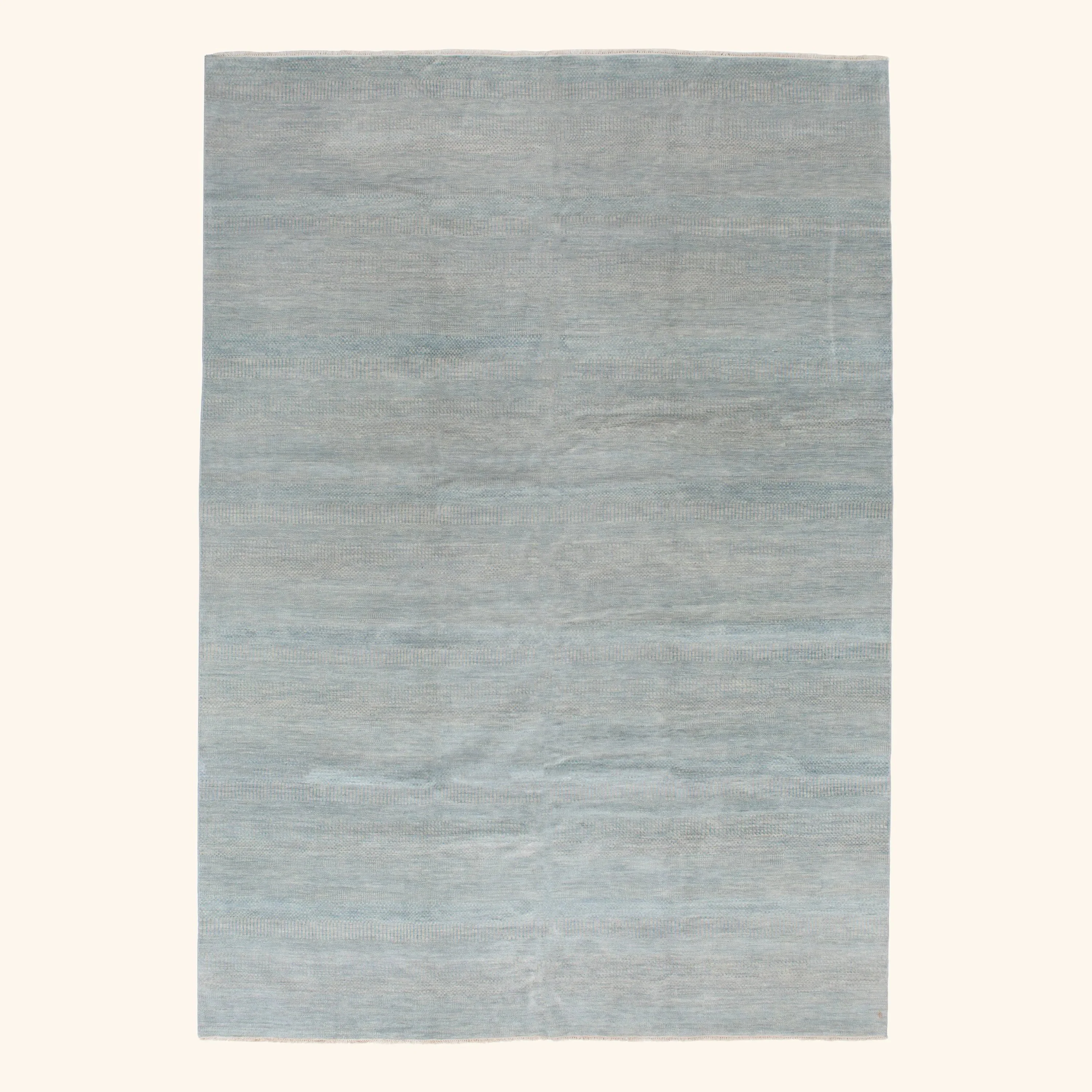 Sky Solid Wool Art Silk Blend Rug - 10'2" x 13'9"