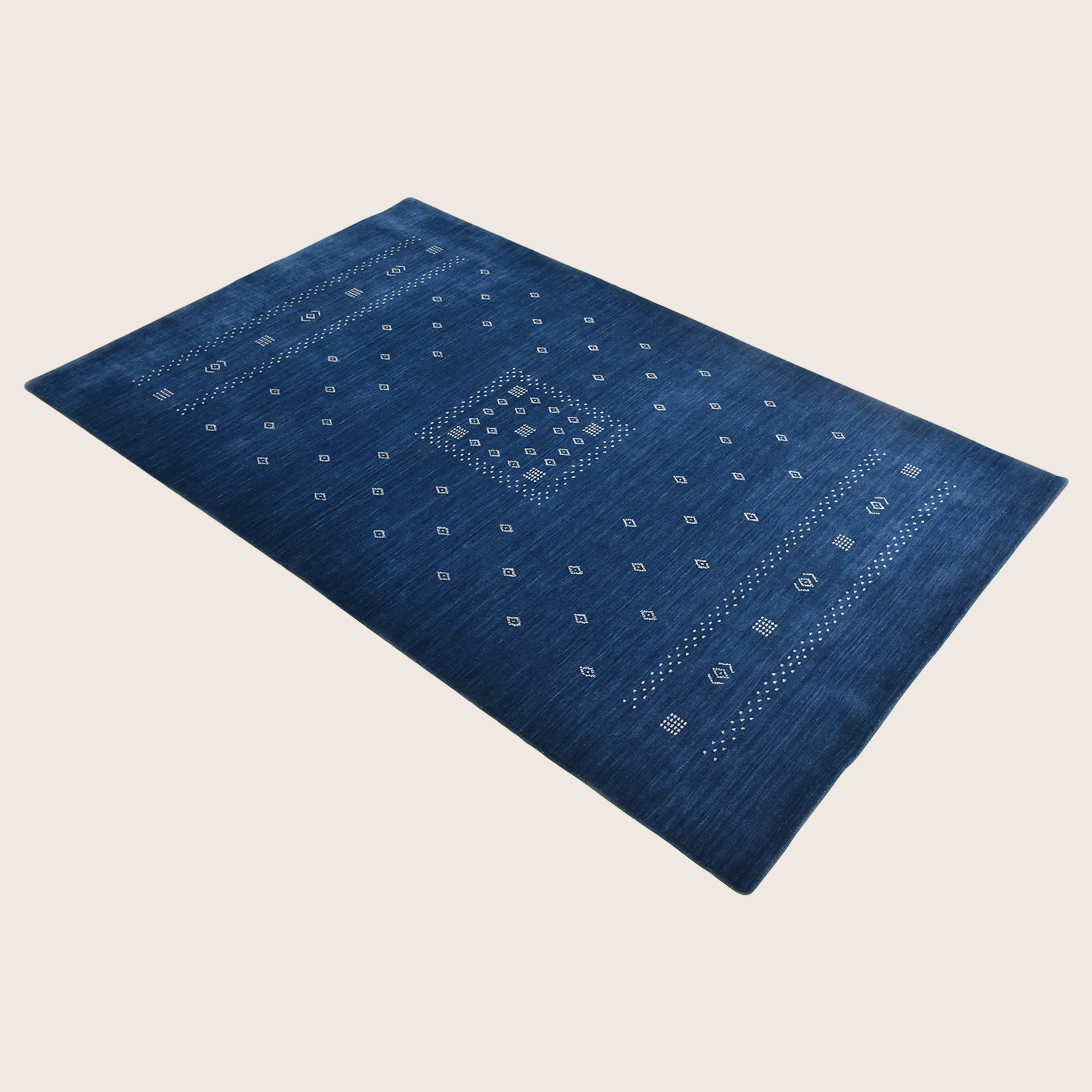 Modern Wool Cotton Blend Rug - Image 16