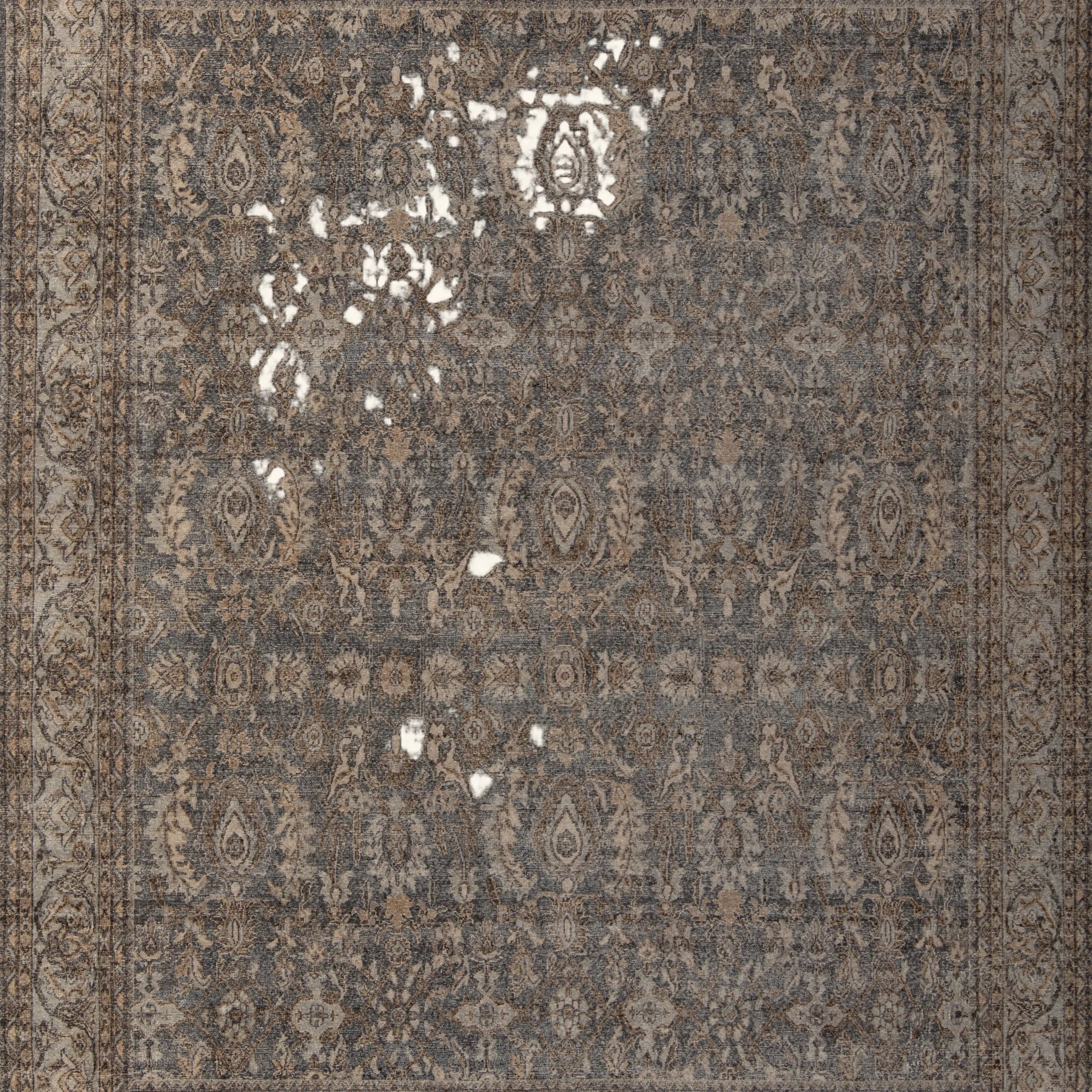 Brown & Grey Sabideh Transitional Wool Rug - 8' x 10' - Image 2