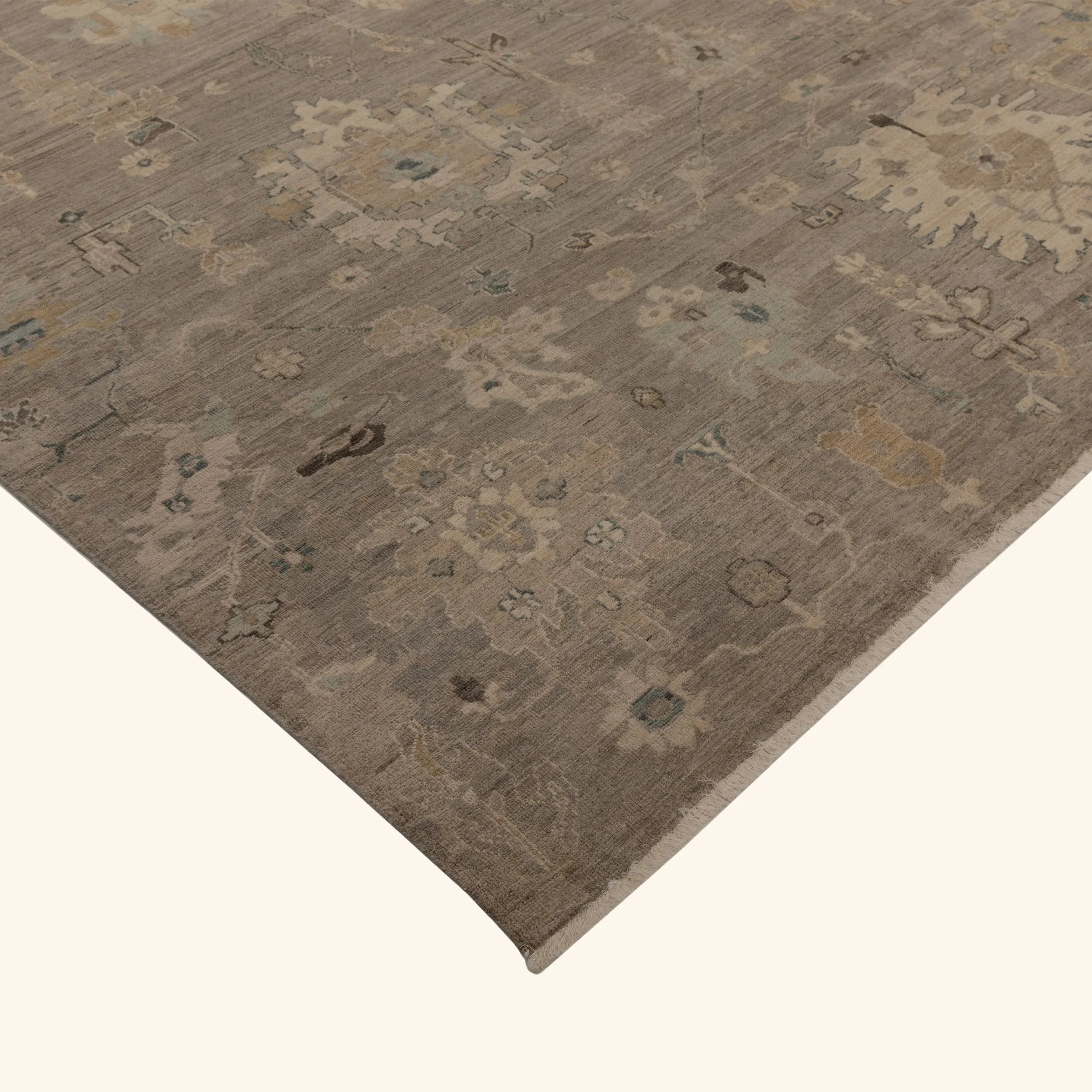Grey Transitional Wool Rug - 8'10" x 11'8" - Image 4