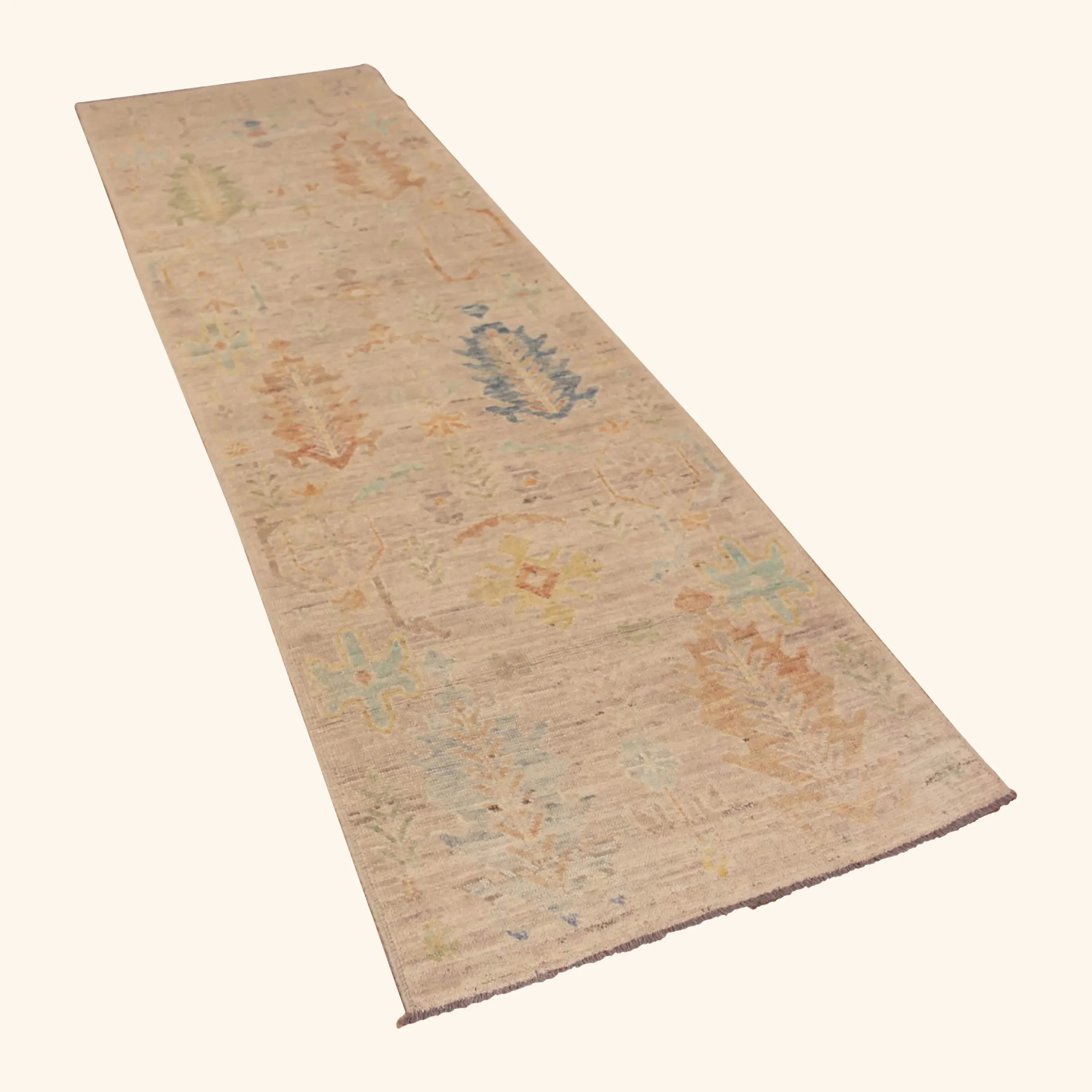 Natural Zameen Transitional Wool Runner - 3' x 9'11" - Image 5