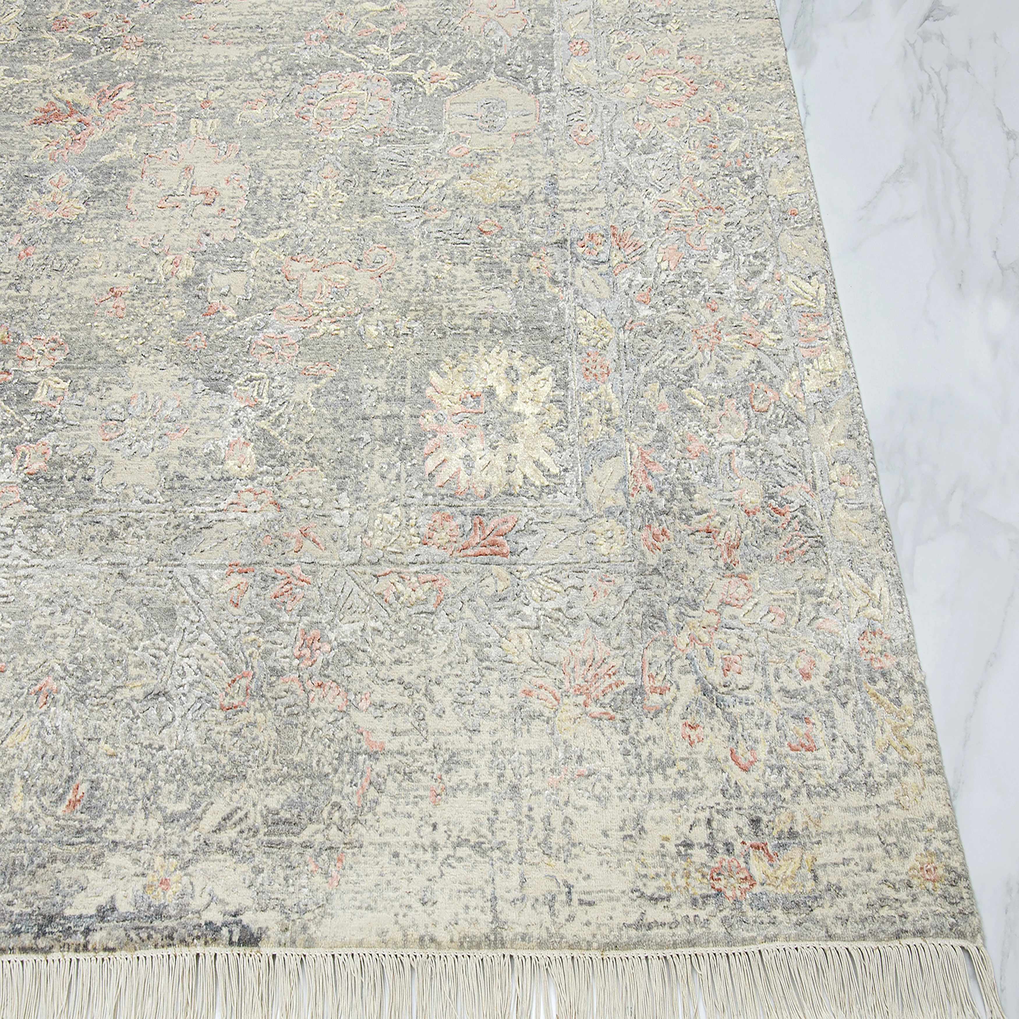 Samoke Transitional Wool & Silk Rug - 8'11" x 12'2" - Image 5