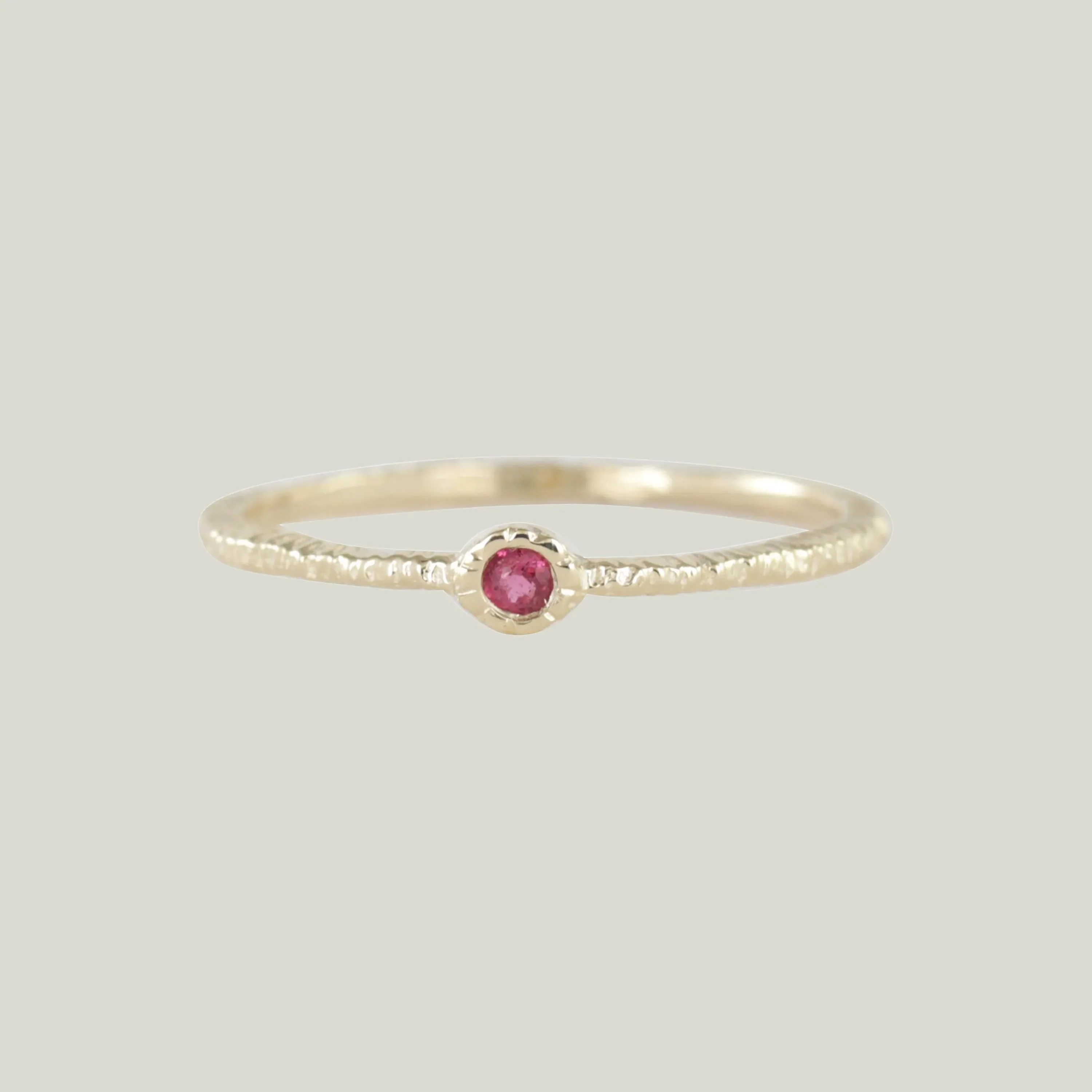 Treasure Dainty Pink Sapphire Ring