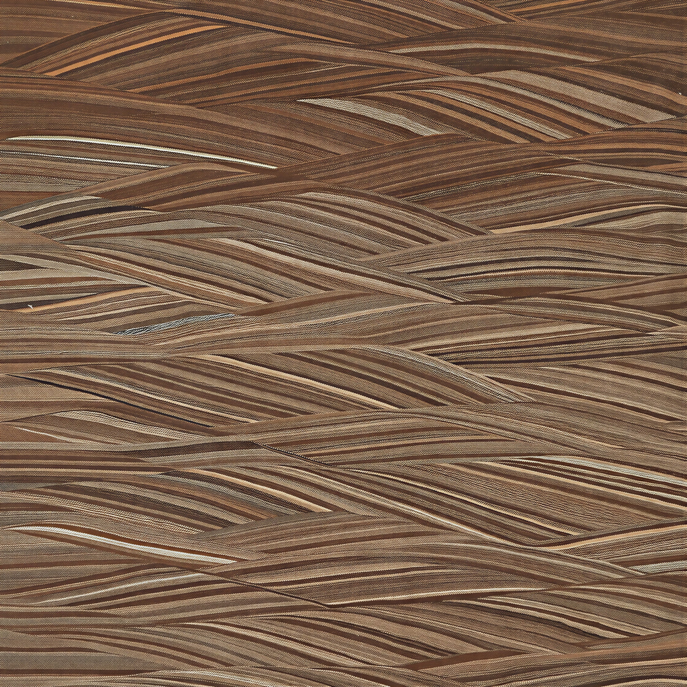 Brown Flatweave Wool Rug - 9'1" x 11'8" - Image 3