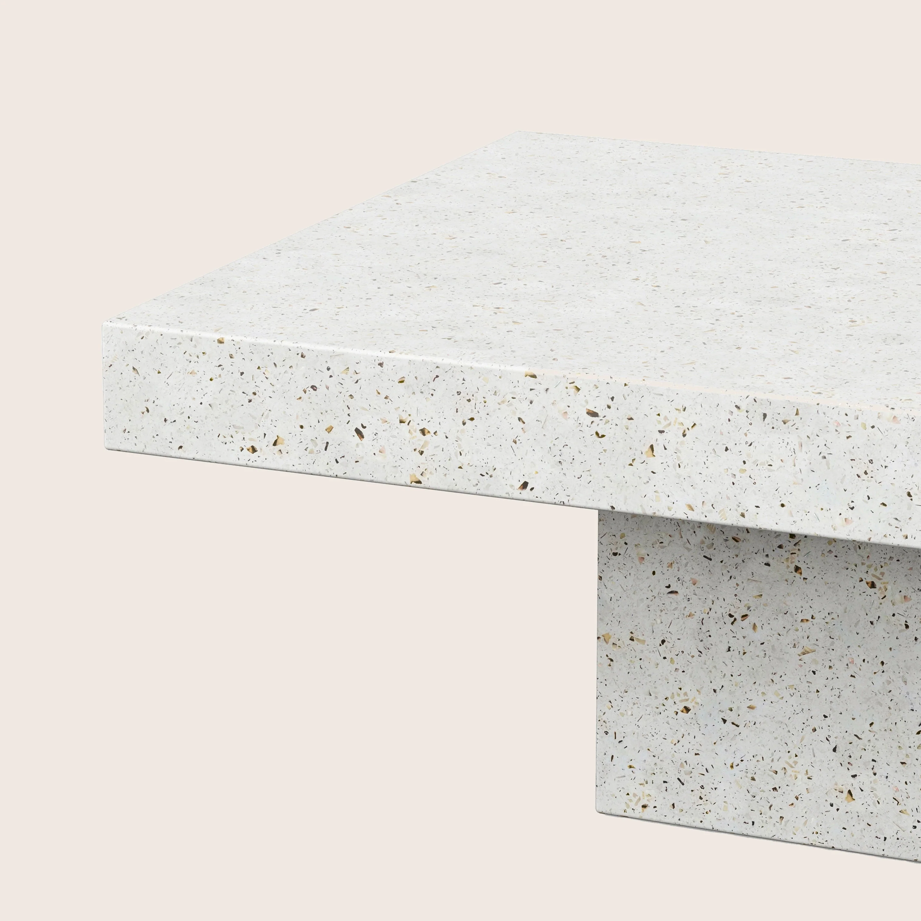 Una Rectangle Indoor | Outdoor Concrete Coffee Table - Image 2