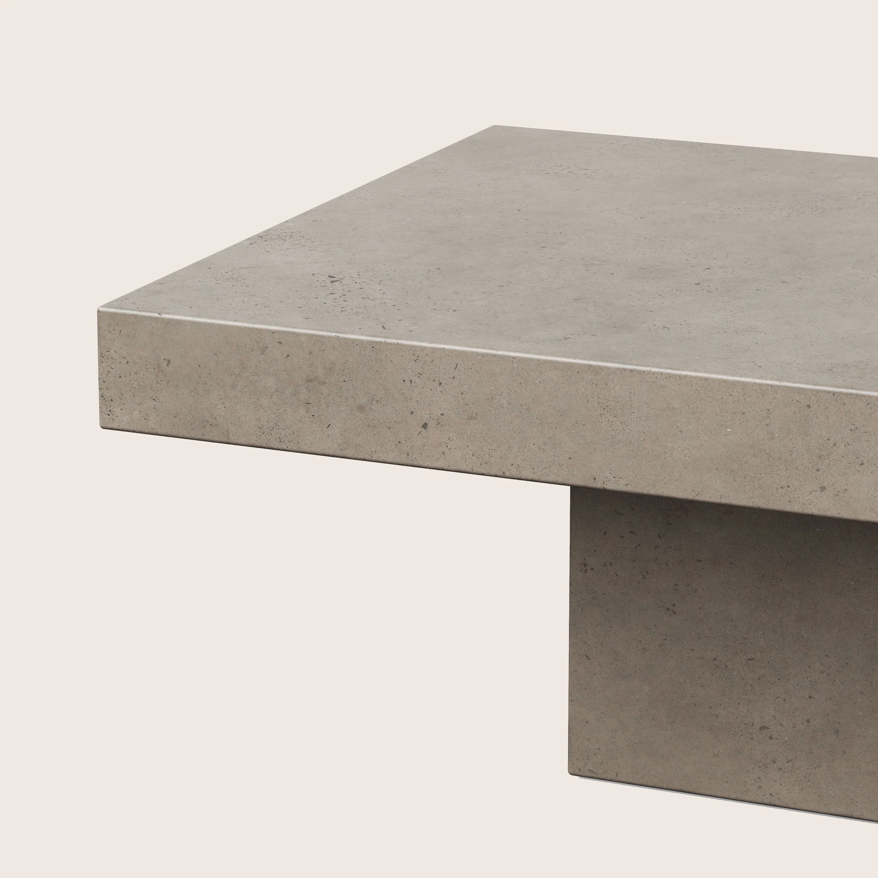 Una Rectangle Indoor | Outdoor Concrete Coffee Table - Image 9