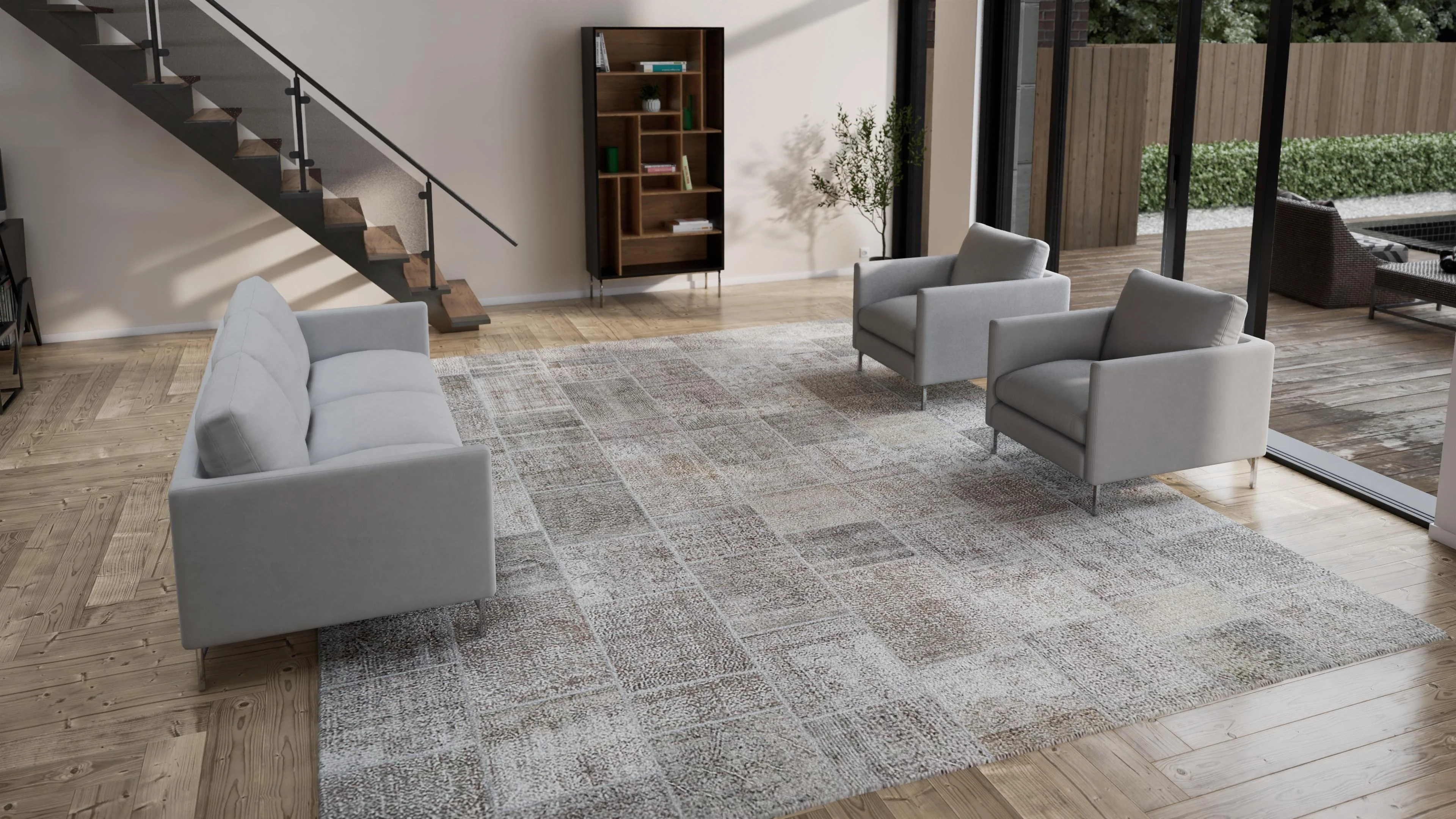 Grey Samsara Wool Rug - 12' x 15' - Image 3