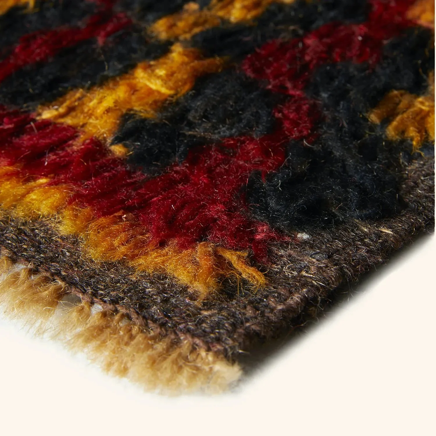 Multi Vintage Traditional Wool Rug - 5'5" x 6'9" - Image 4