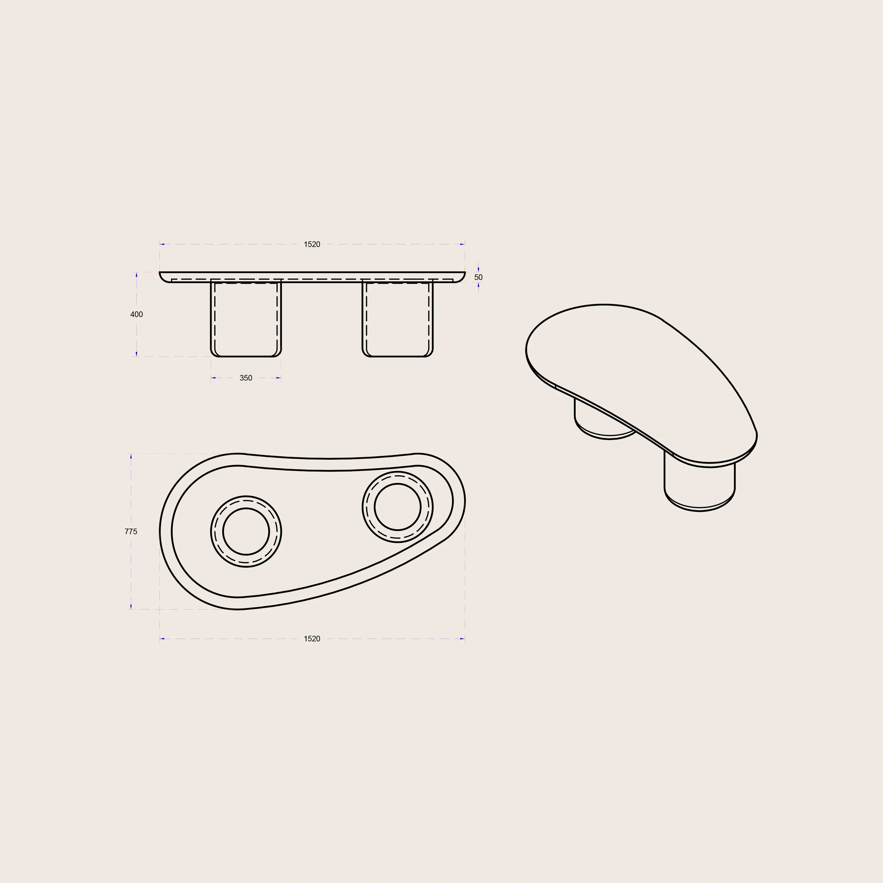 Vogel Coffee Table - Image 11